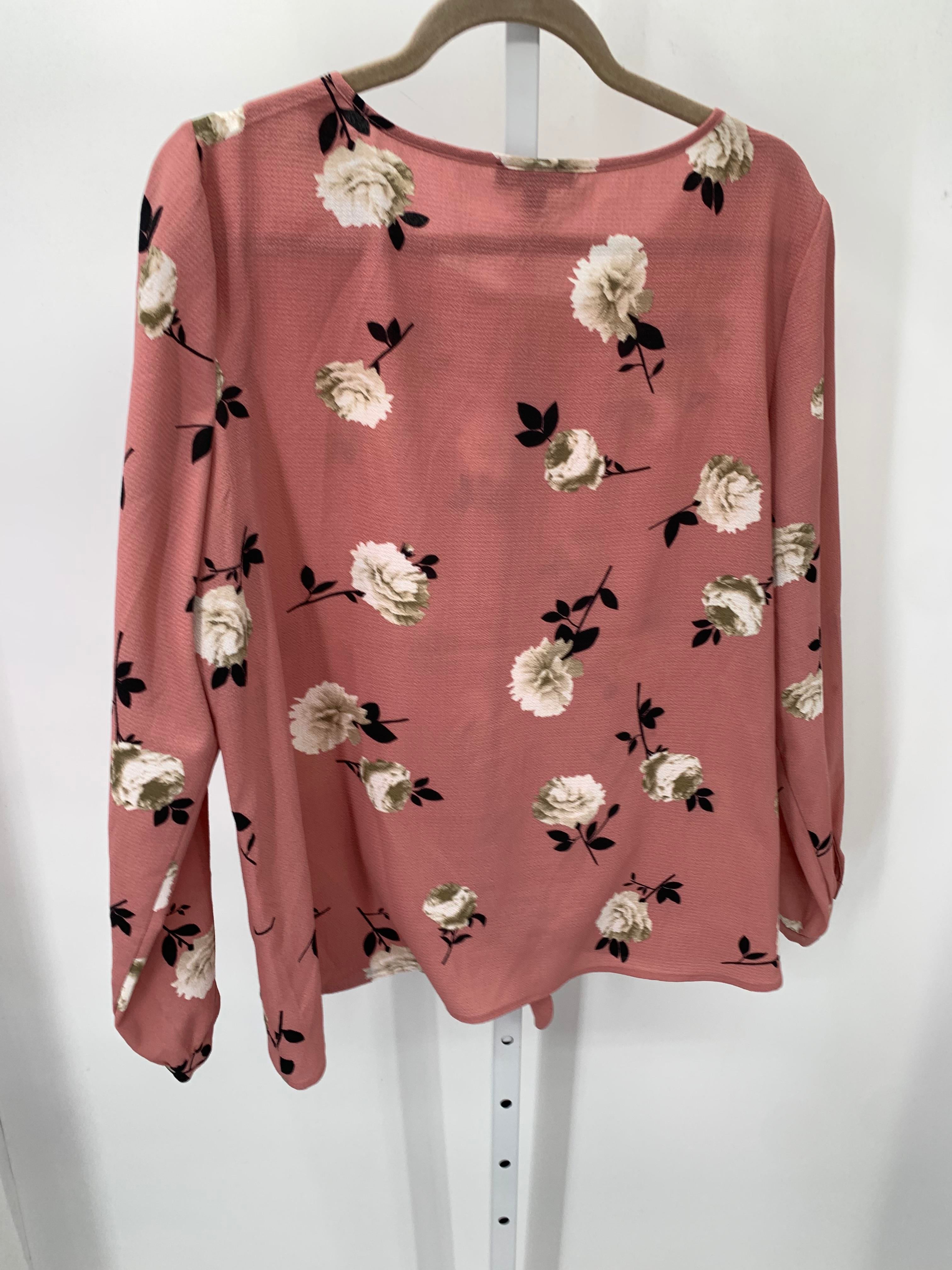 Roz & Ali Size Large Misses Long Sleeve Shirt