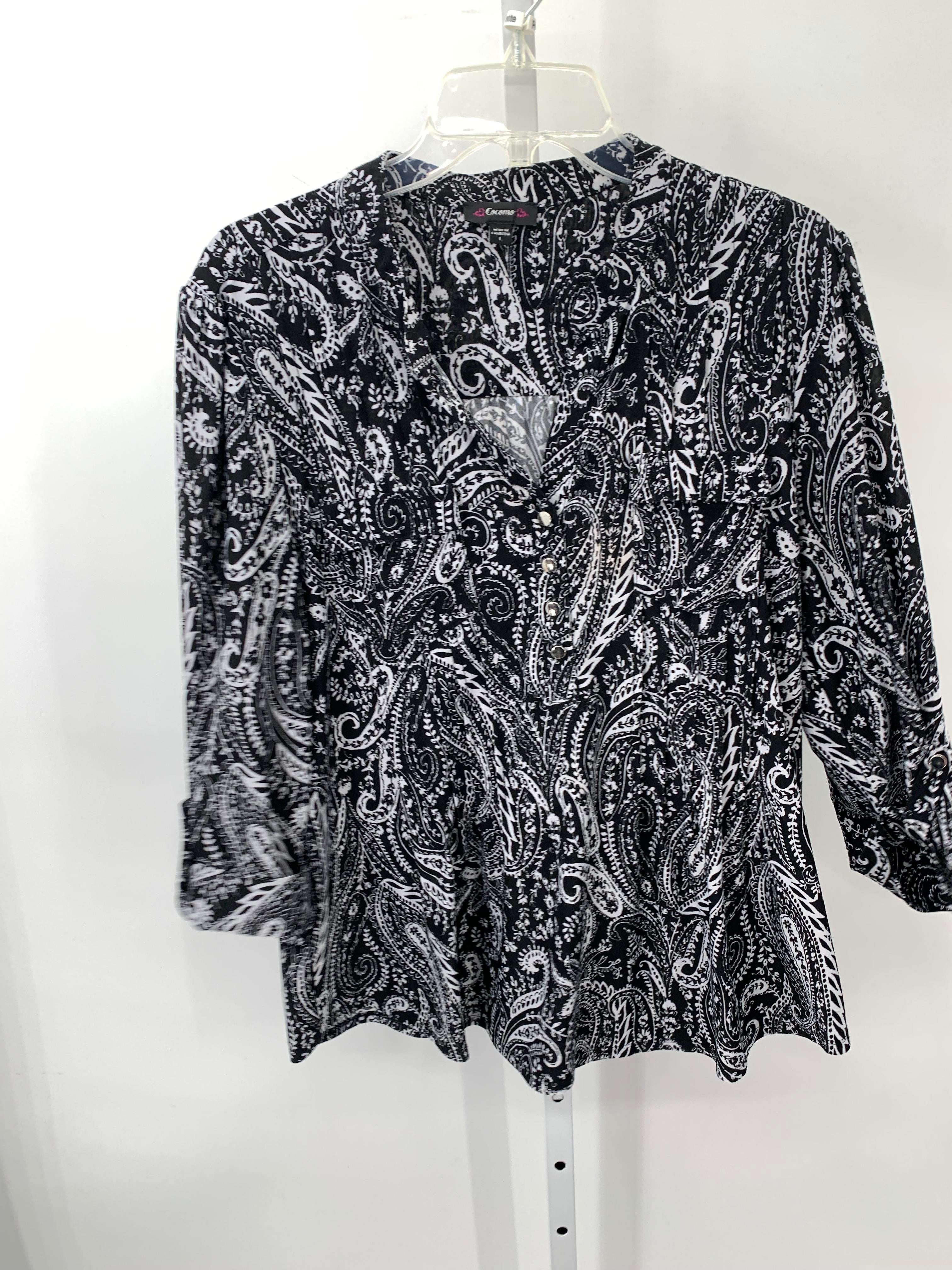 Size Large Misses 3/4 Sleeve Shirt