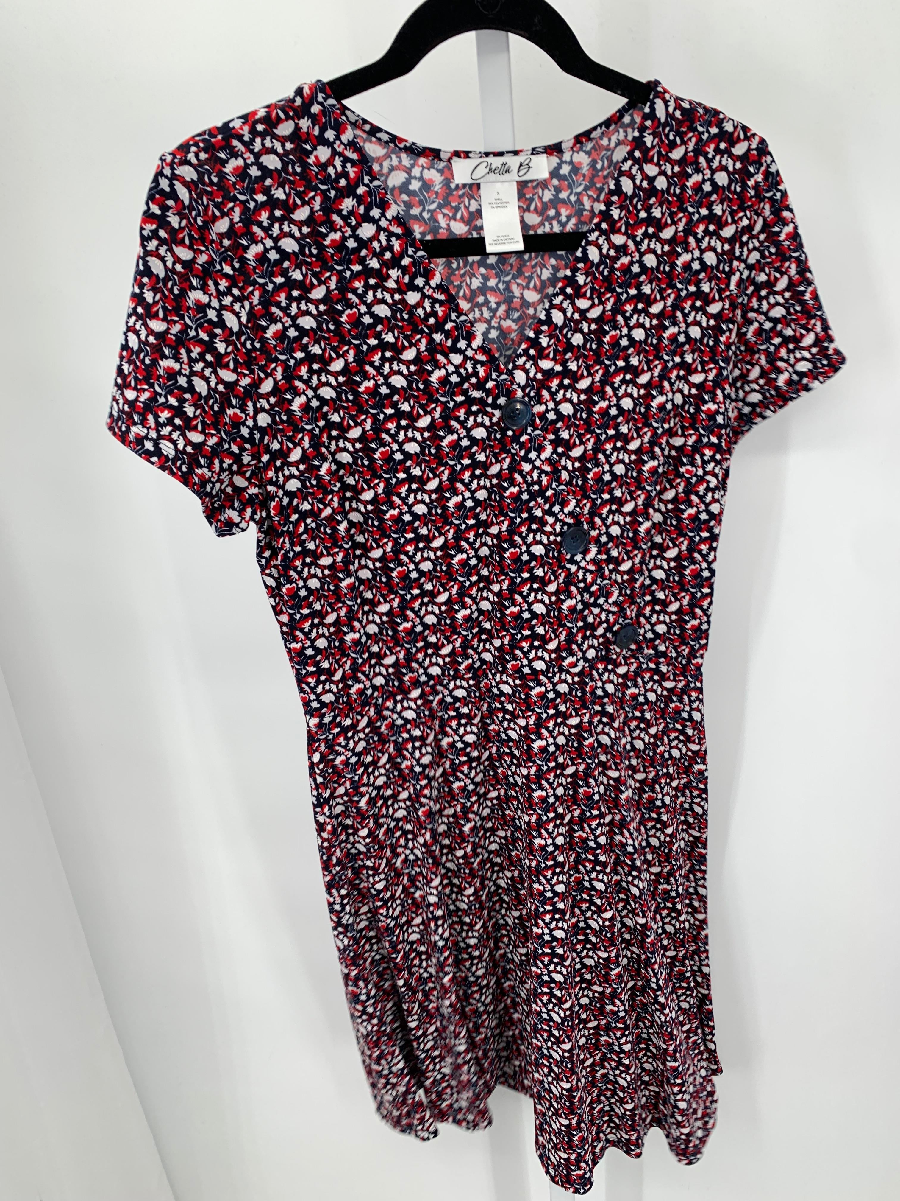 Size Small Misses Short Sleeve Dress