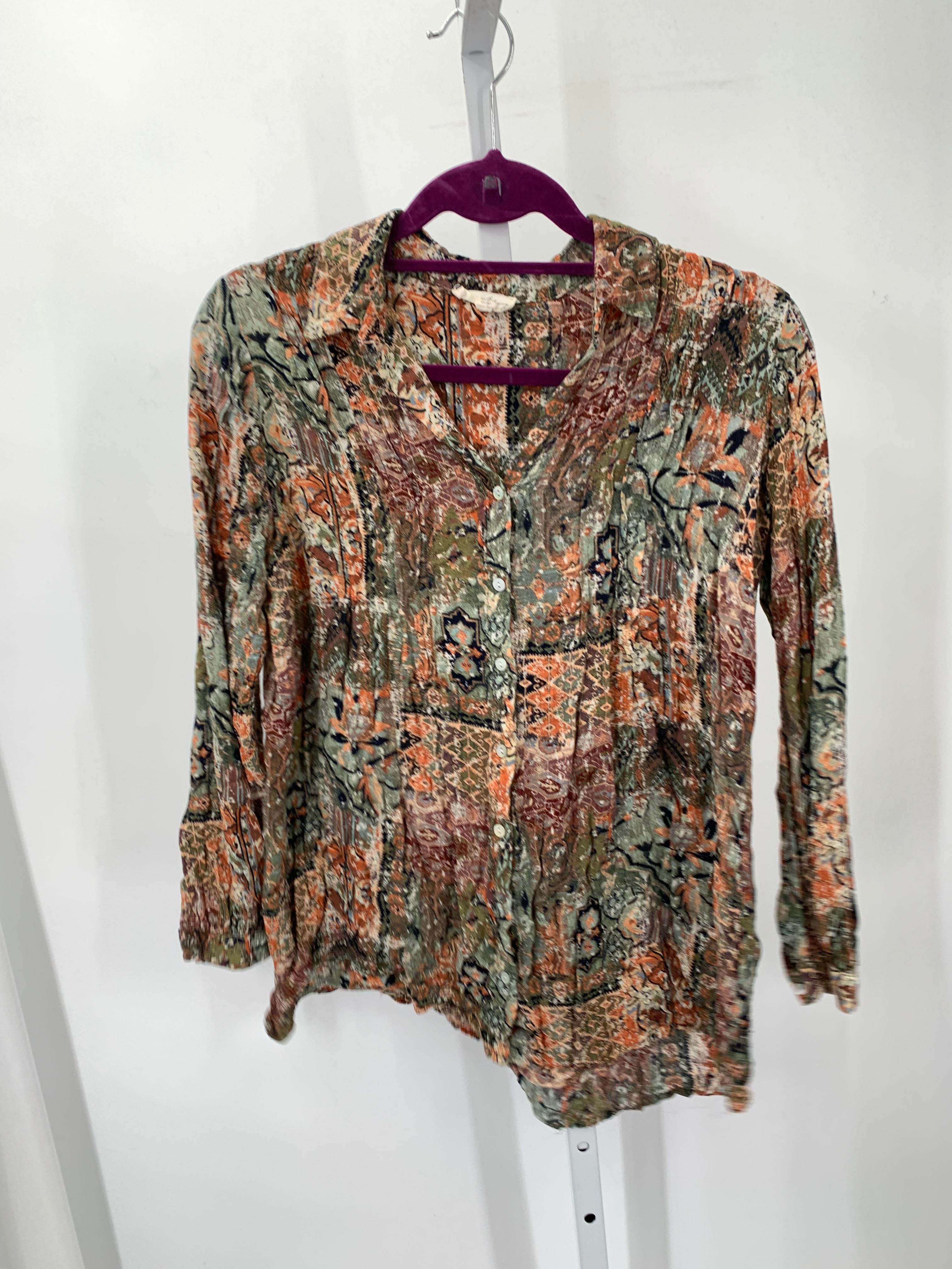 Jane + Delancey Size Small Misses Long Sleeve Shirt