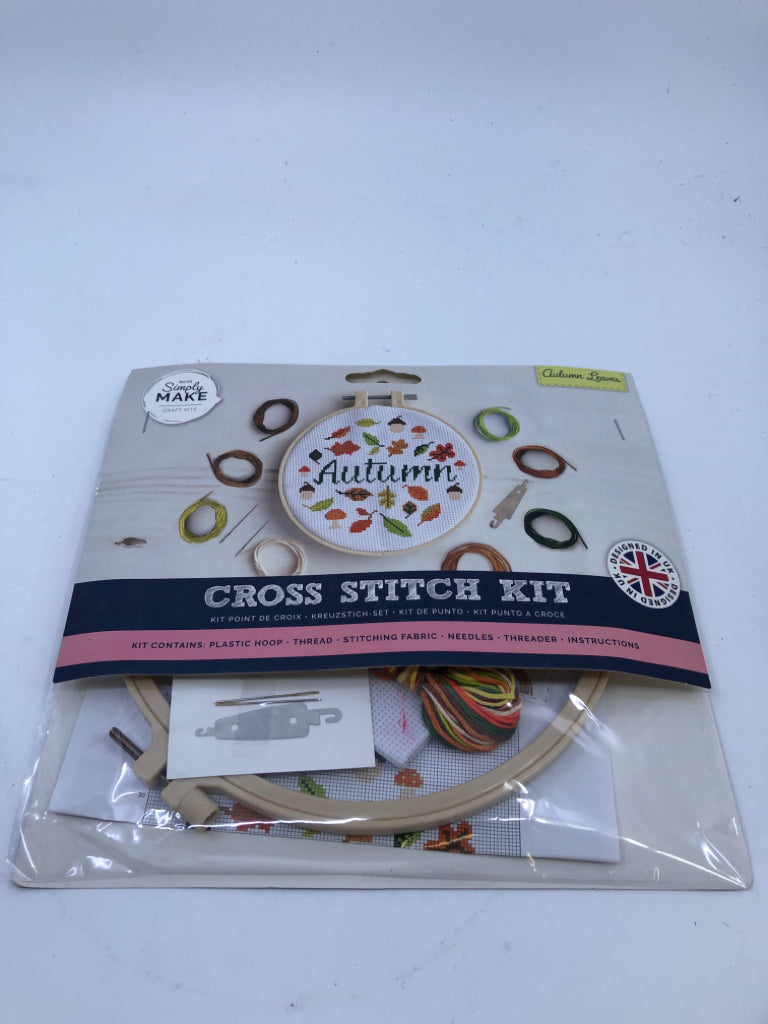 NIP AUTUMN CROSS STITCH KIT.