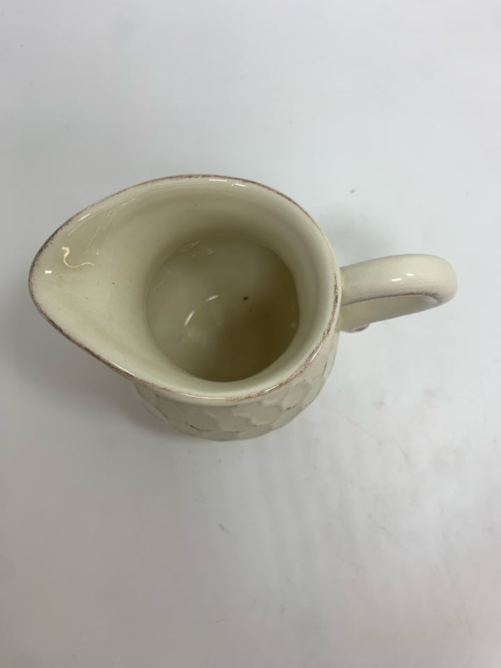 HONEYCOMB SUGAR AND CREAMER SET W/SPOON.