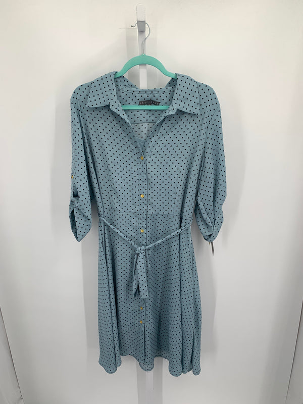 Sharagano Size 14 Misses 3/4 Sleeve Dress