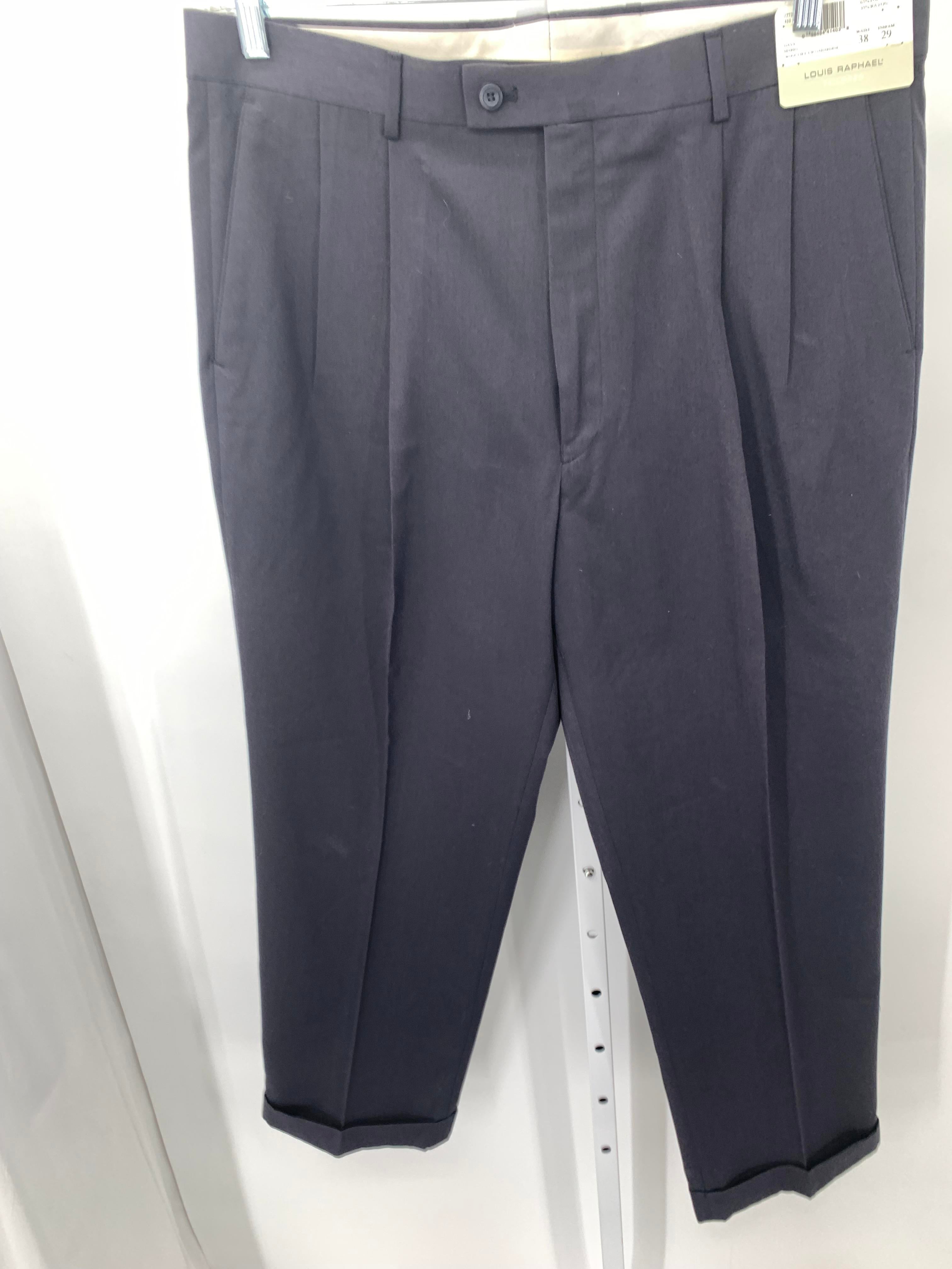 NEW PLEATED FRONT PANTS.