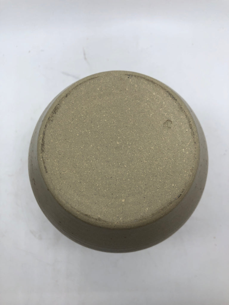 WILD RICE POTTERY CANISTER.