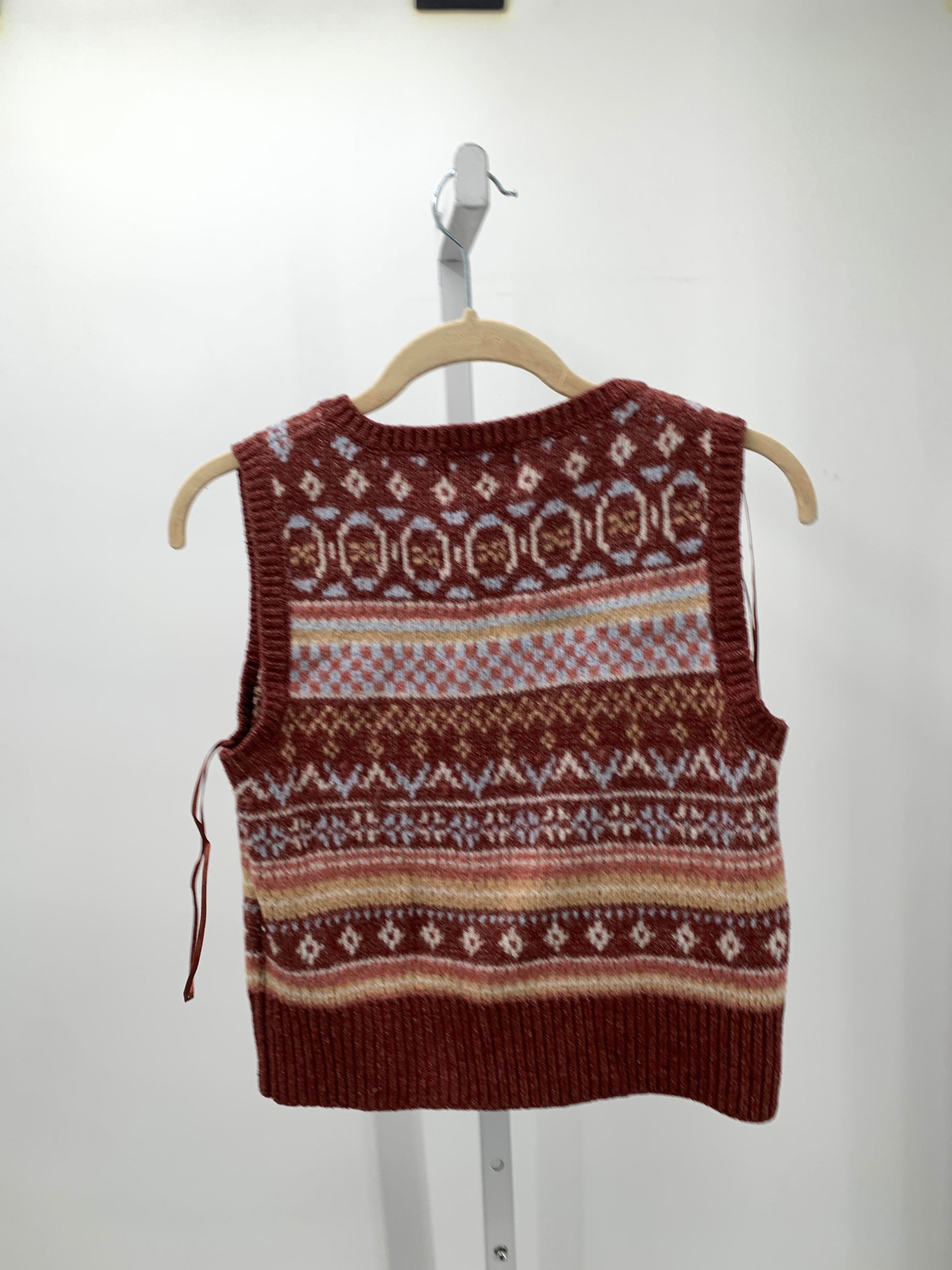 Pink Rose Size Medium Juniors Vest