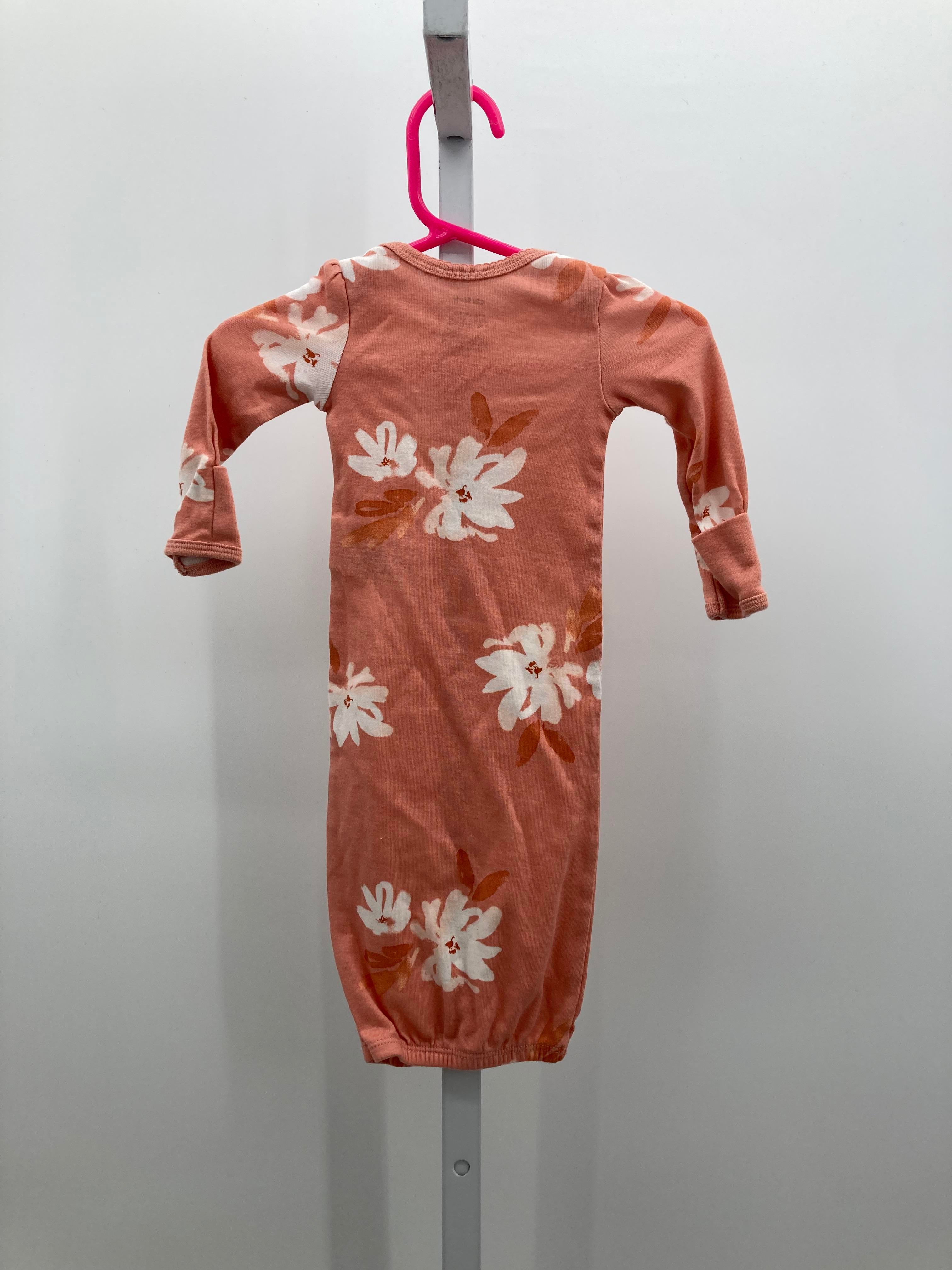 Carters Size Newborn Girls Gown Sleeper