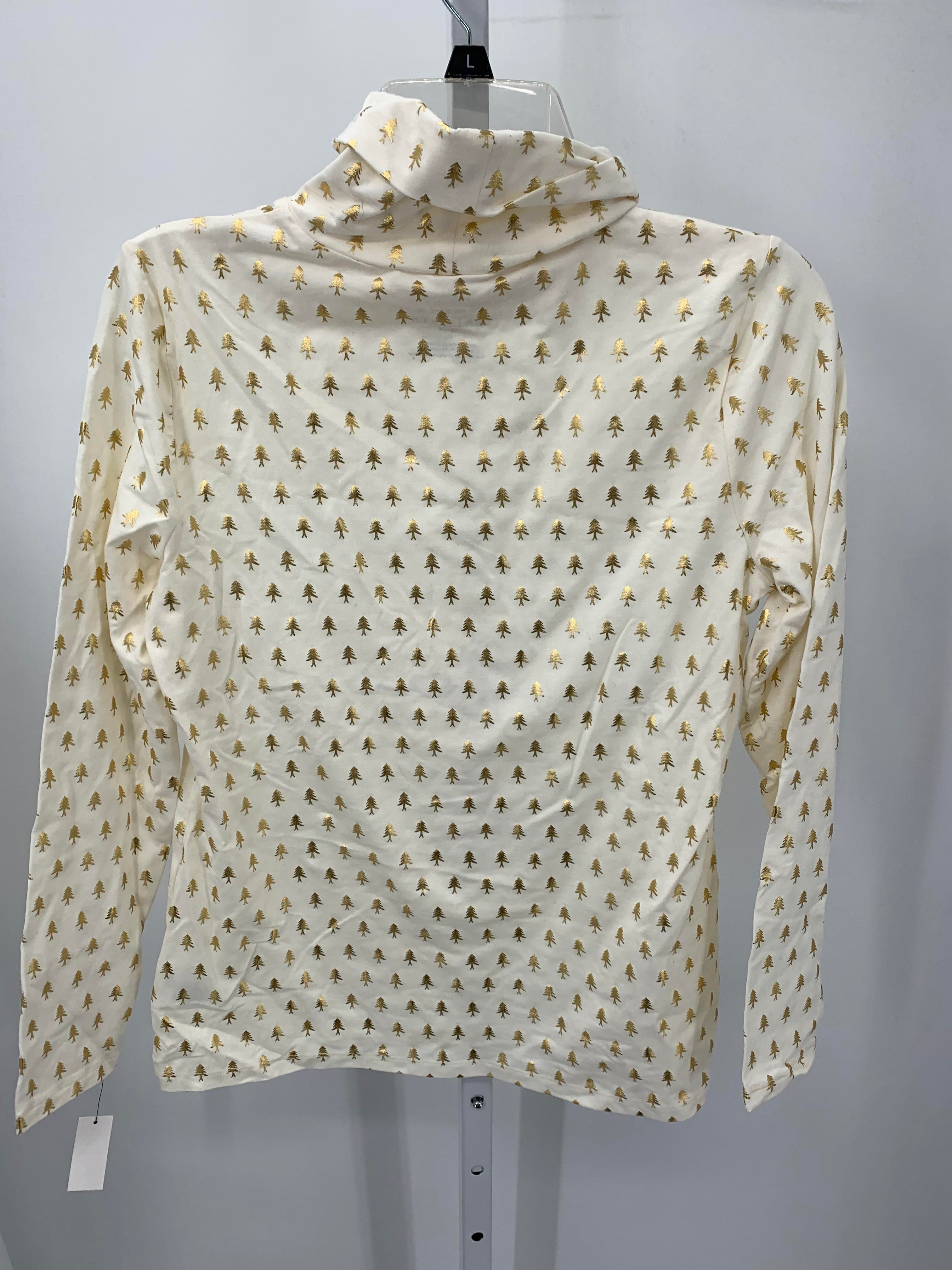 NEW LONG SLV SHIRT GOLD TREES