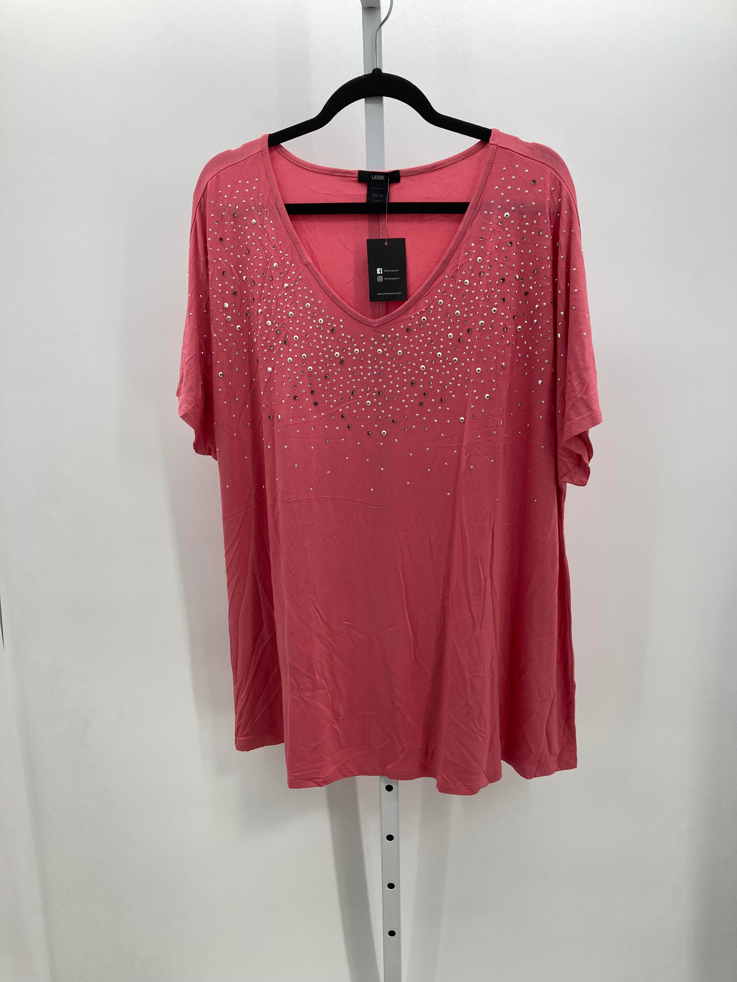Size 2X Womens Short Sleeve Shirt