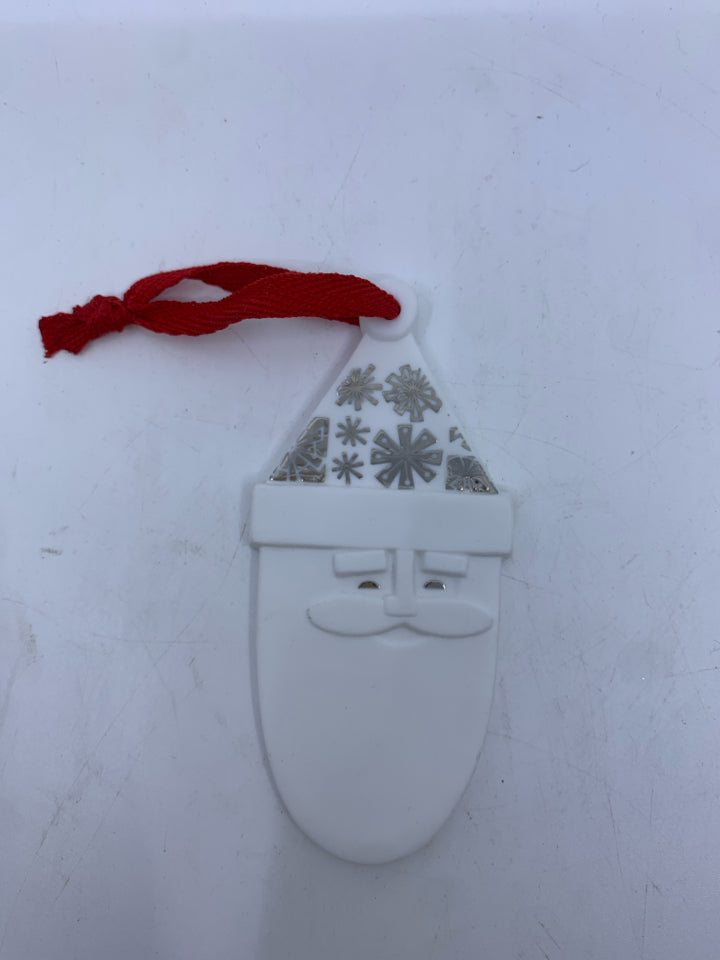 SANTA HEAD ORNAMENT HALLMARK.