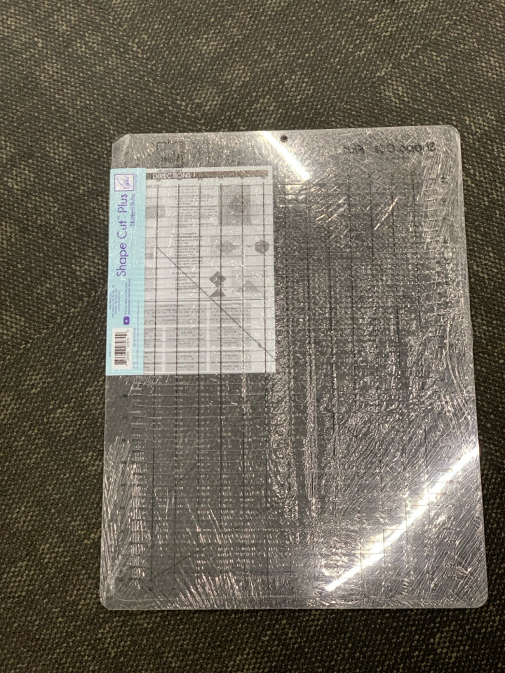 NIP SHAPE CUT SLOTTED RULER.