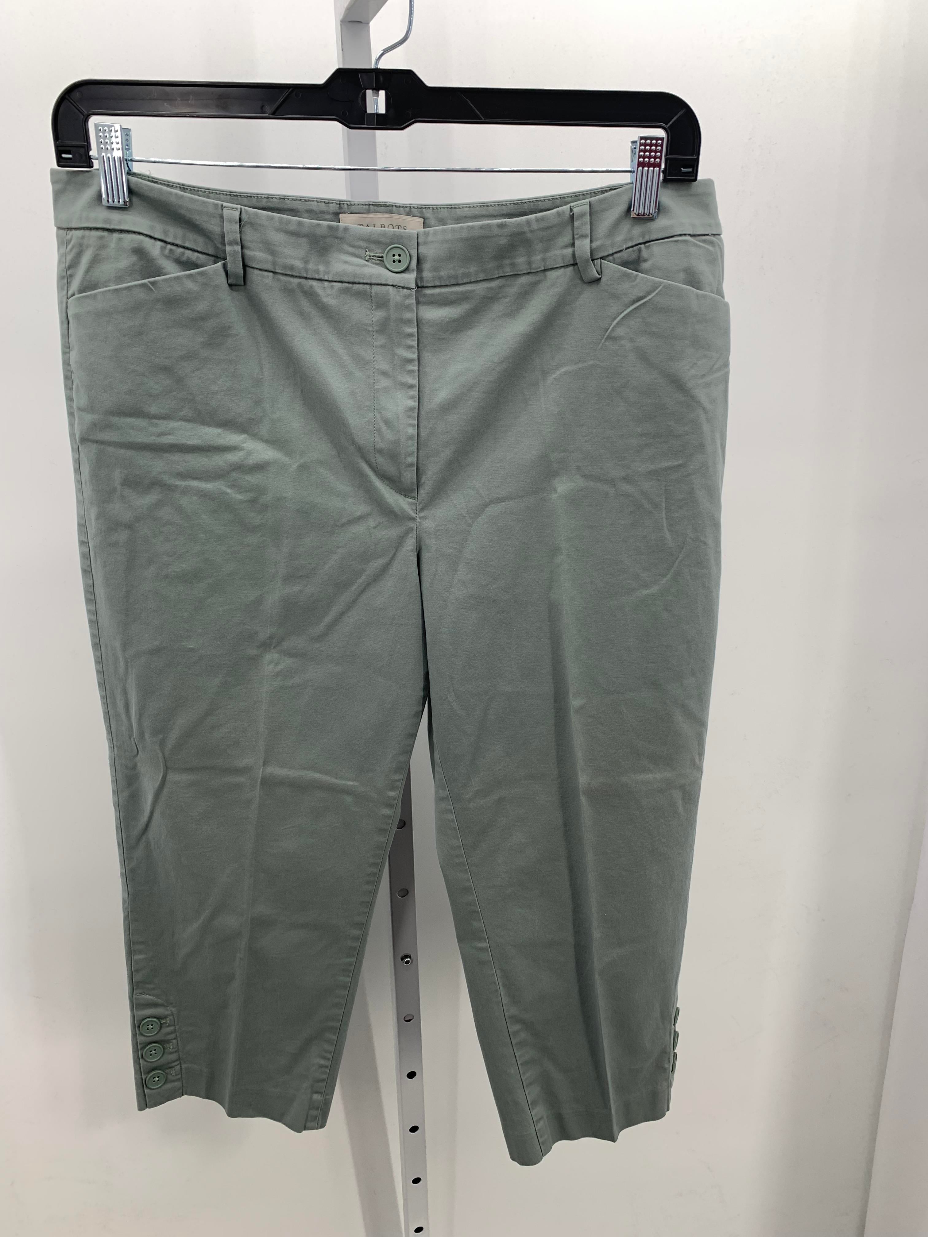 Talbots Size 16 Misses Cropped Pants
