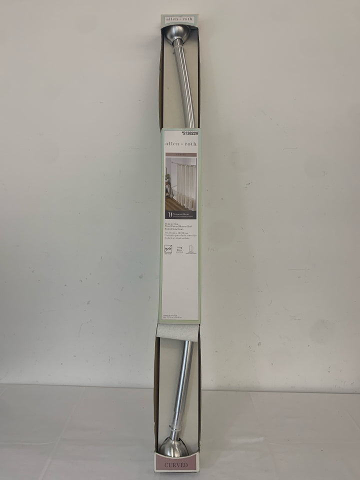 NIB CURVED SHOWER ROD.