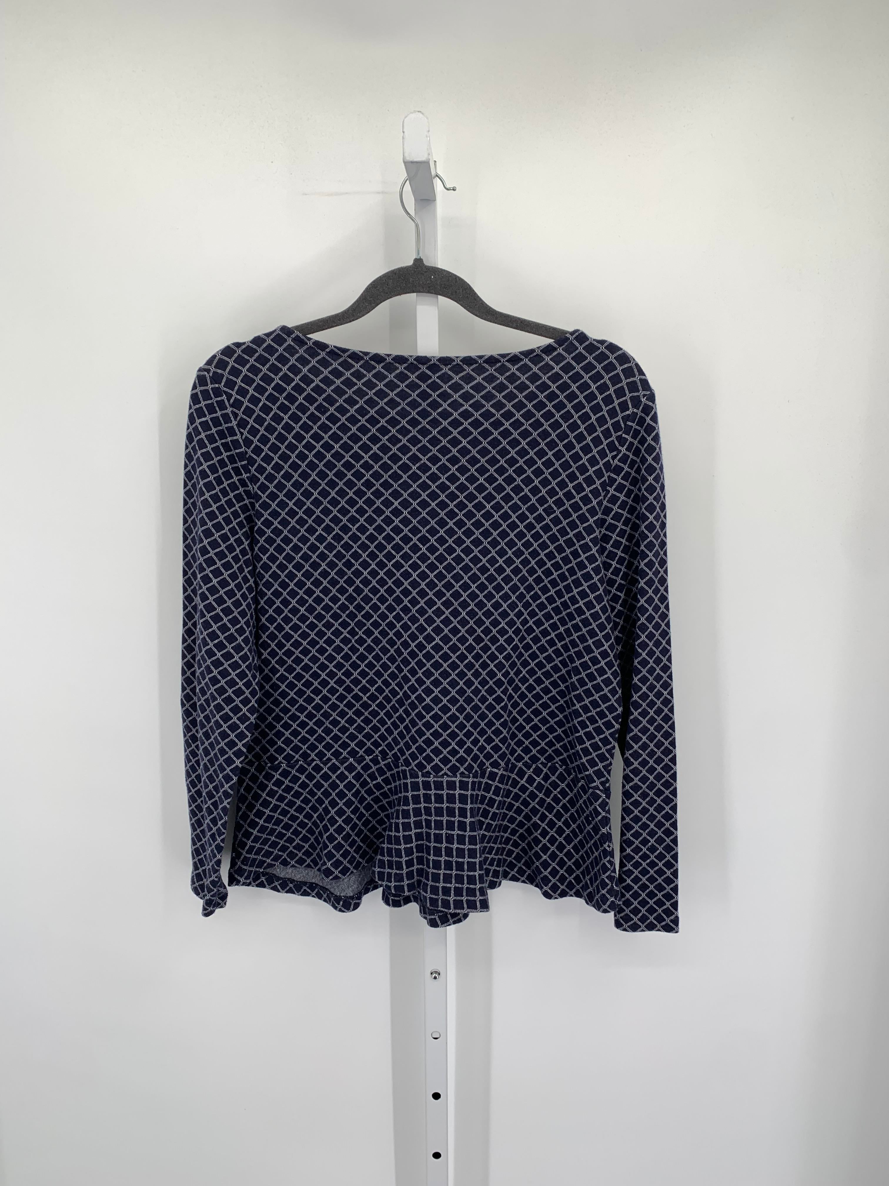 Talbots Size Medium Misses Long Sleeve Shirt