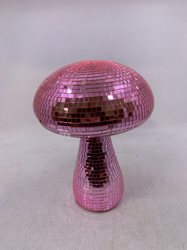 PINK MOSAIC STANDING MUSHROOM.