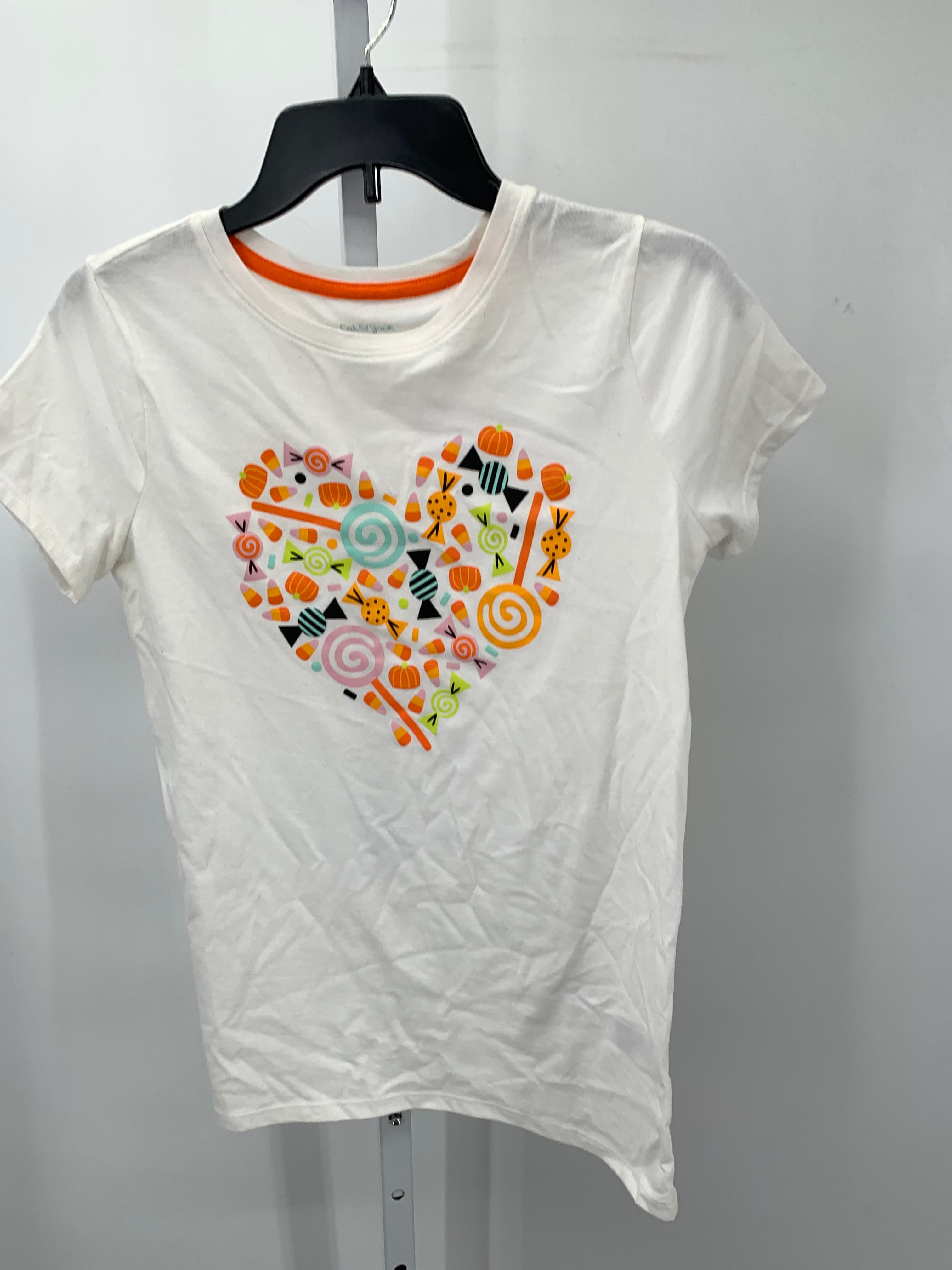 SHORT SLV SHIRT CANDY PUMPKIN HEART