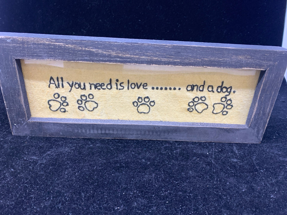 PRIMITIVE ALL YOU NEED IS LOVE WALL ART.
