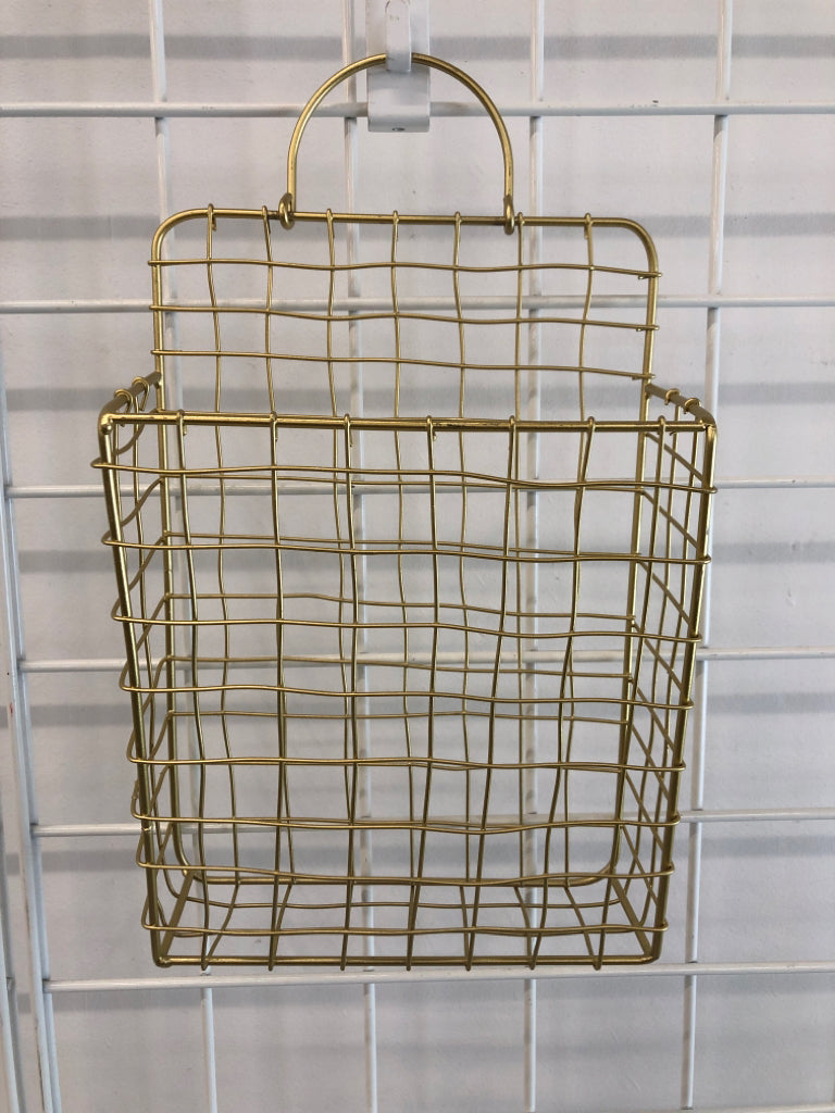 GOLDEN METAL FILE ORGANIZER.