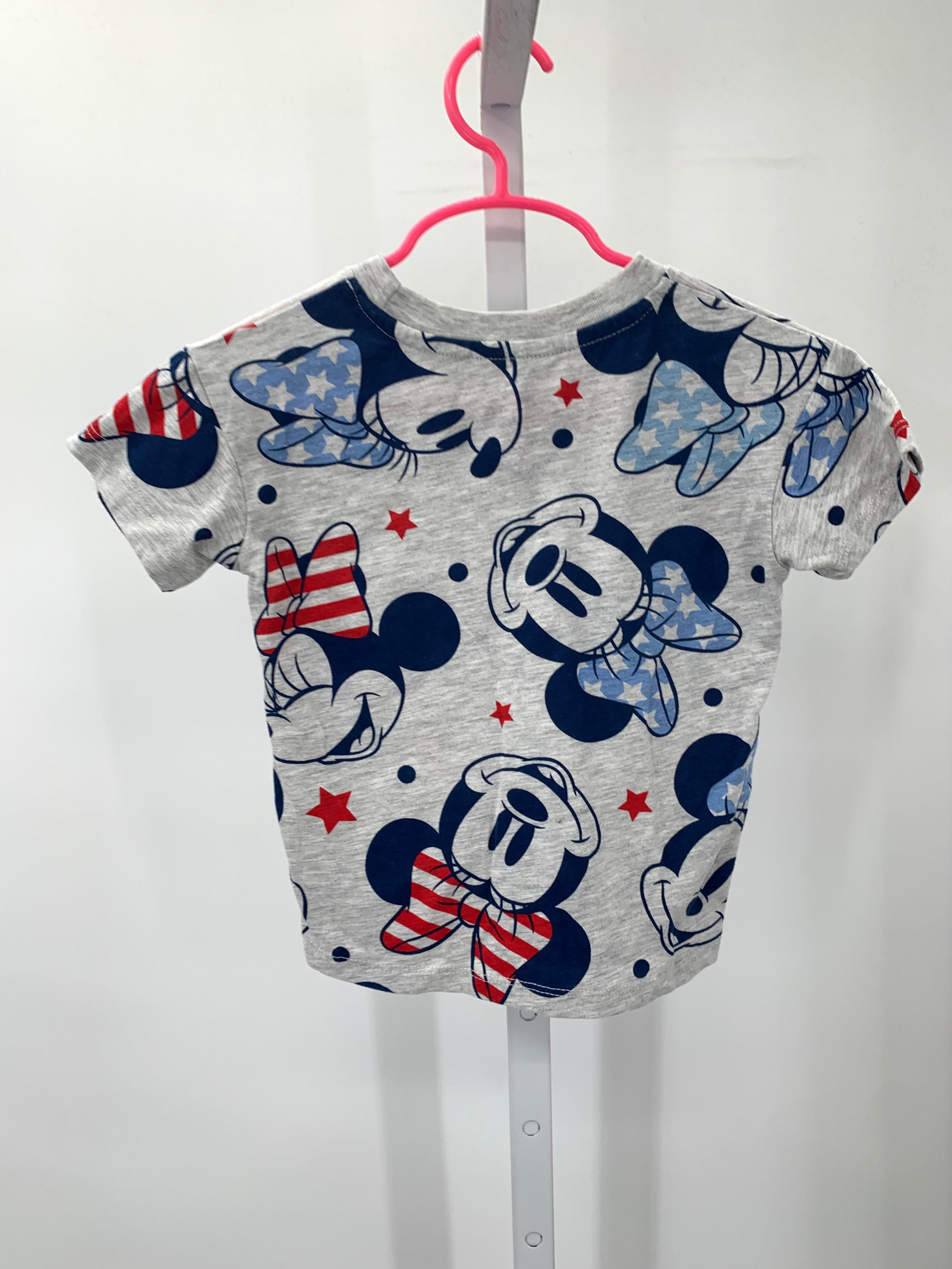 Disney Size 2T Girls Short Sleeve Shirt