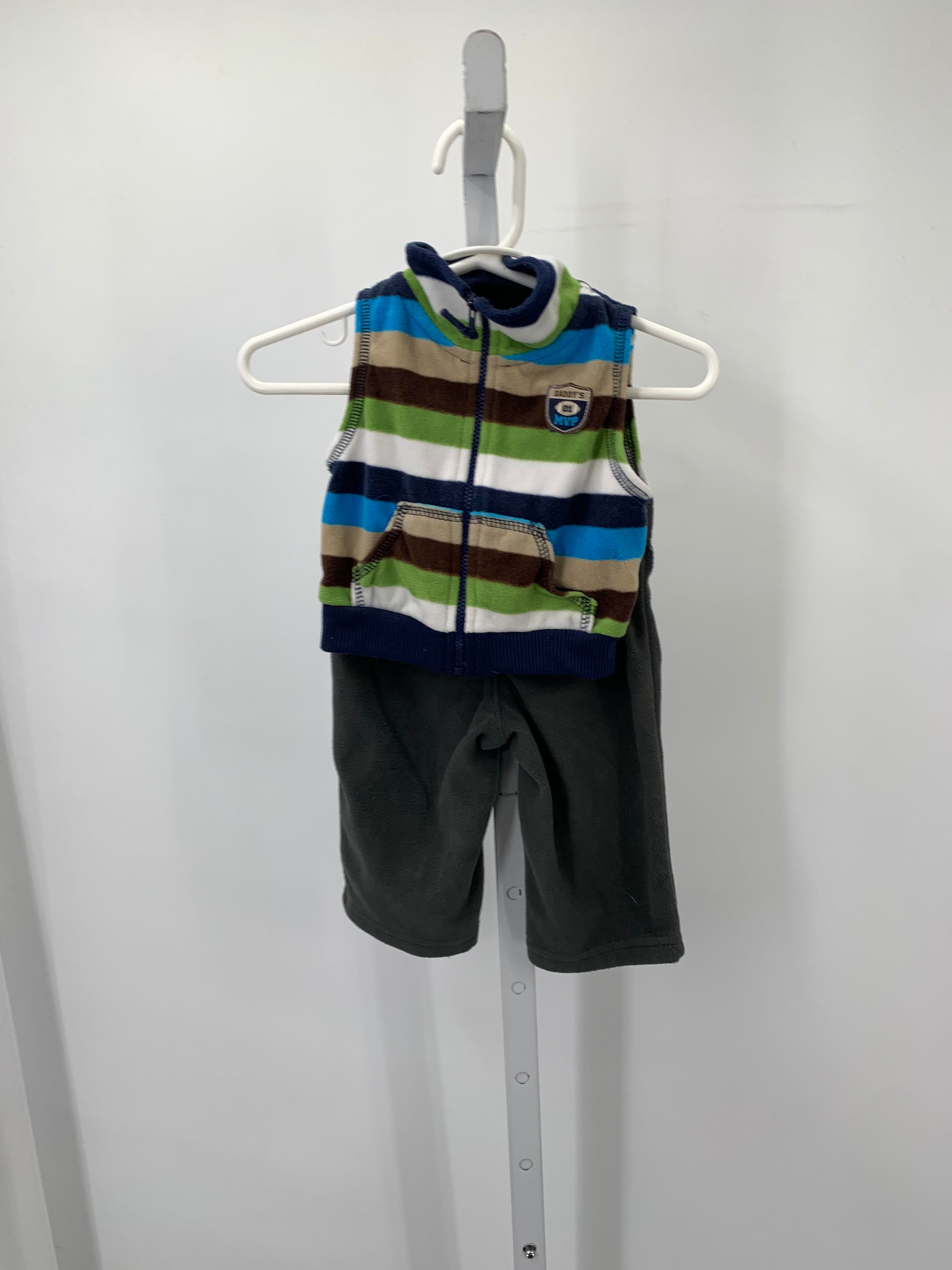 STRIPE FLEECE VEST FLEECE PANTS