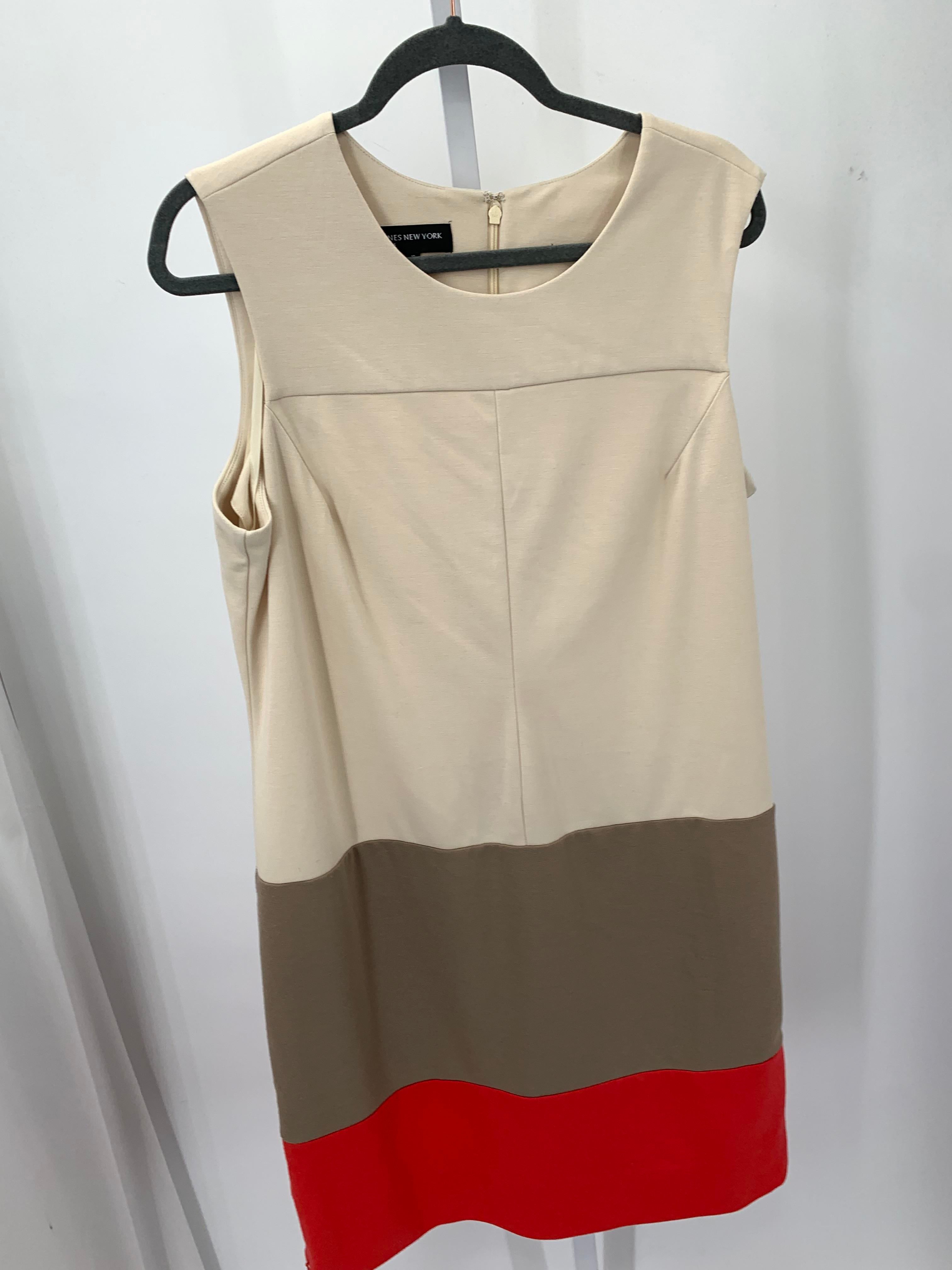 Jones New York Size 16 Misses Sleeveless Dress