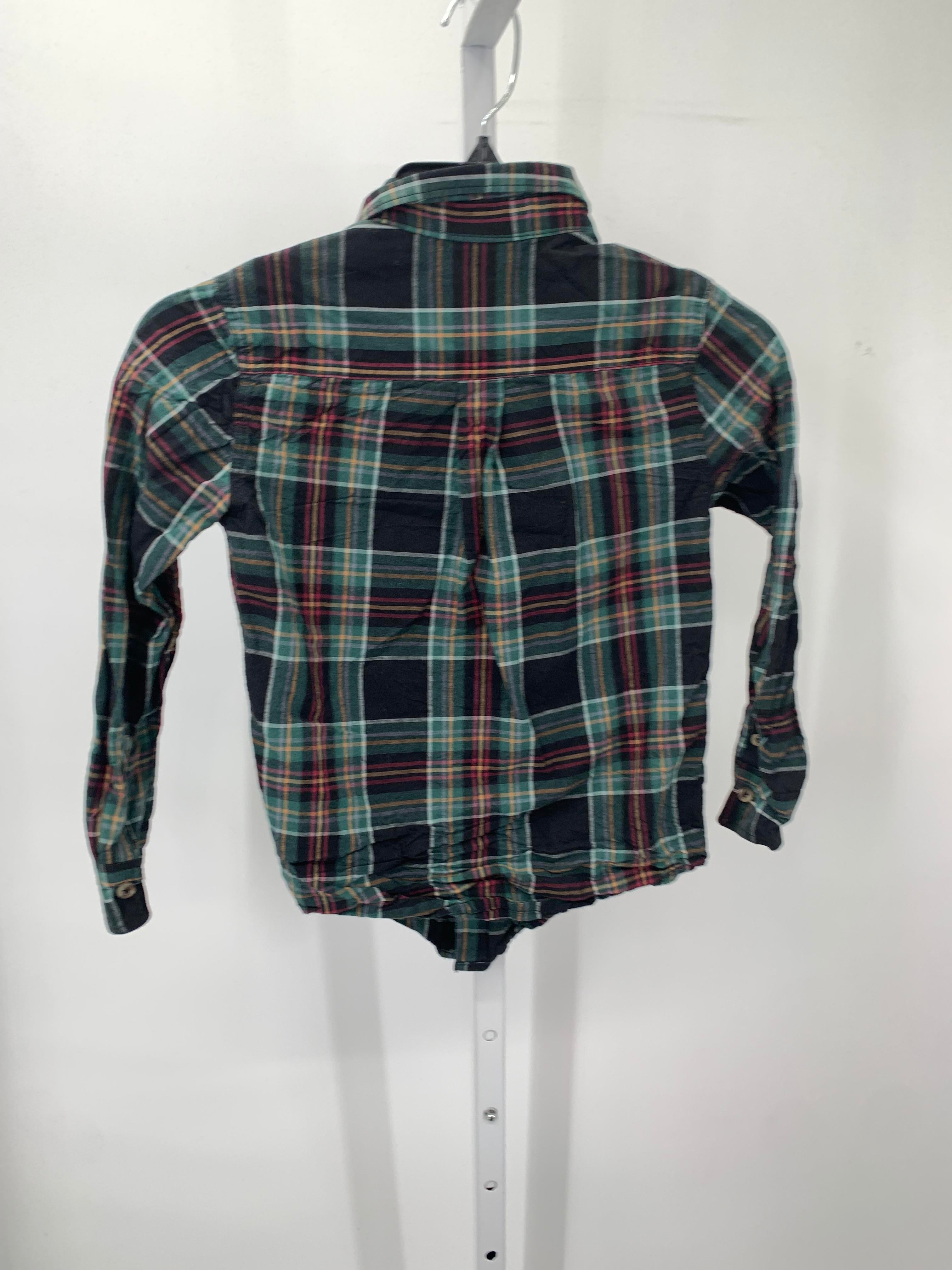 BLACK PLAID BTN DOWN