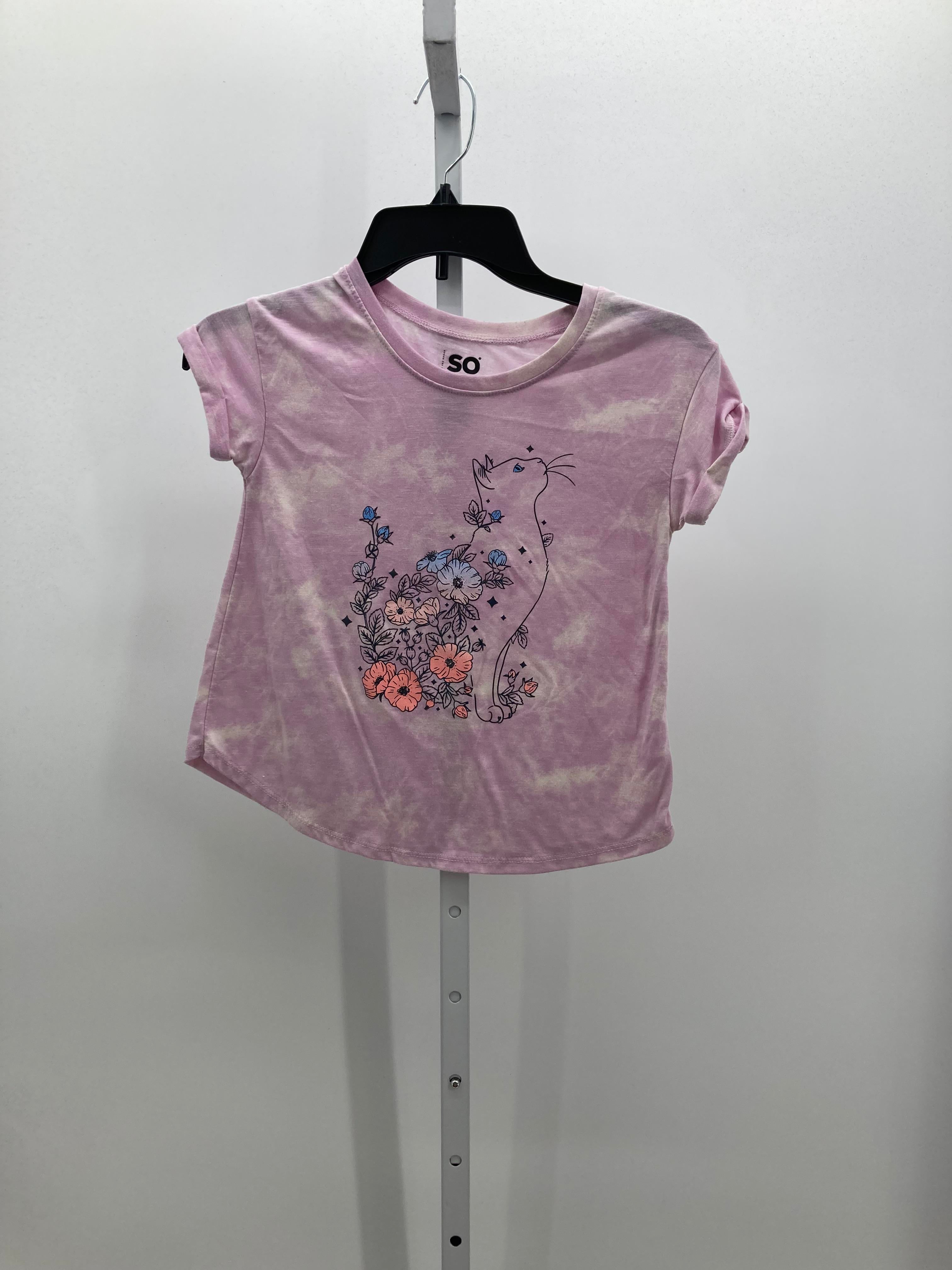 SO Size 8-10 Girls Short Sleeve Shirt