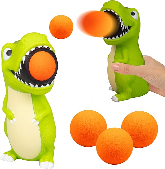 Hog Wild T-Rex Ball Popper Toy