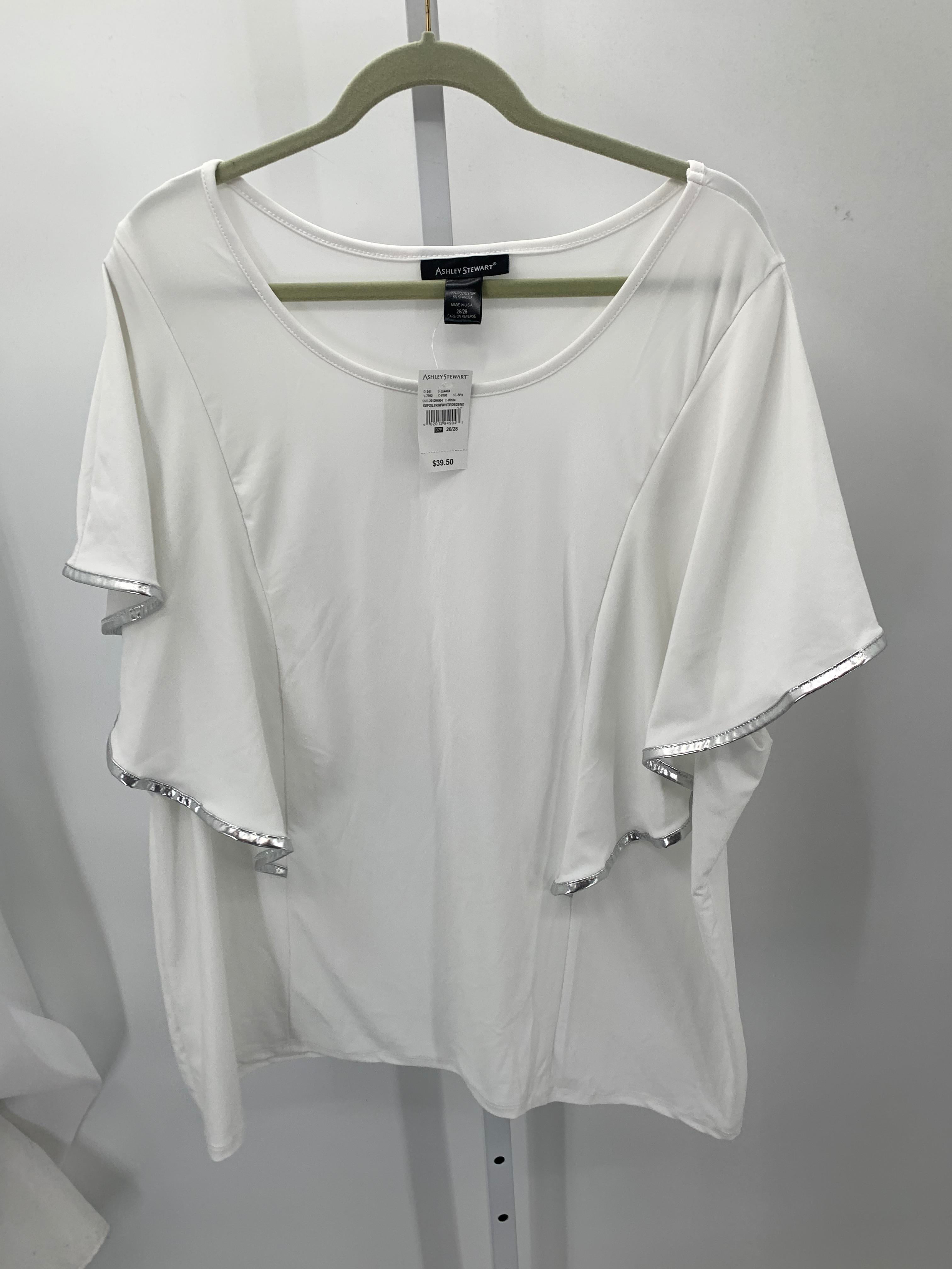 Ashley Stewart Size 26/28 W Womens Short Sleeve Shirt