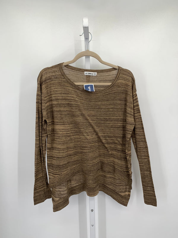 Zara Size Small Misses Long Slv Sweater