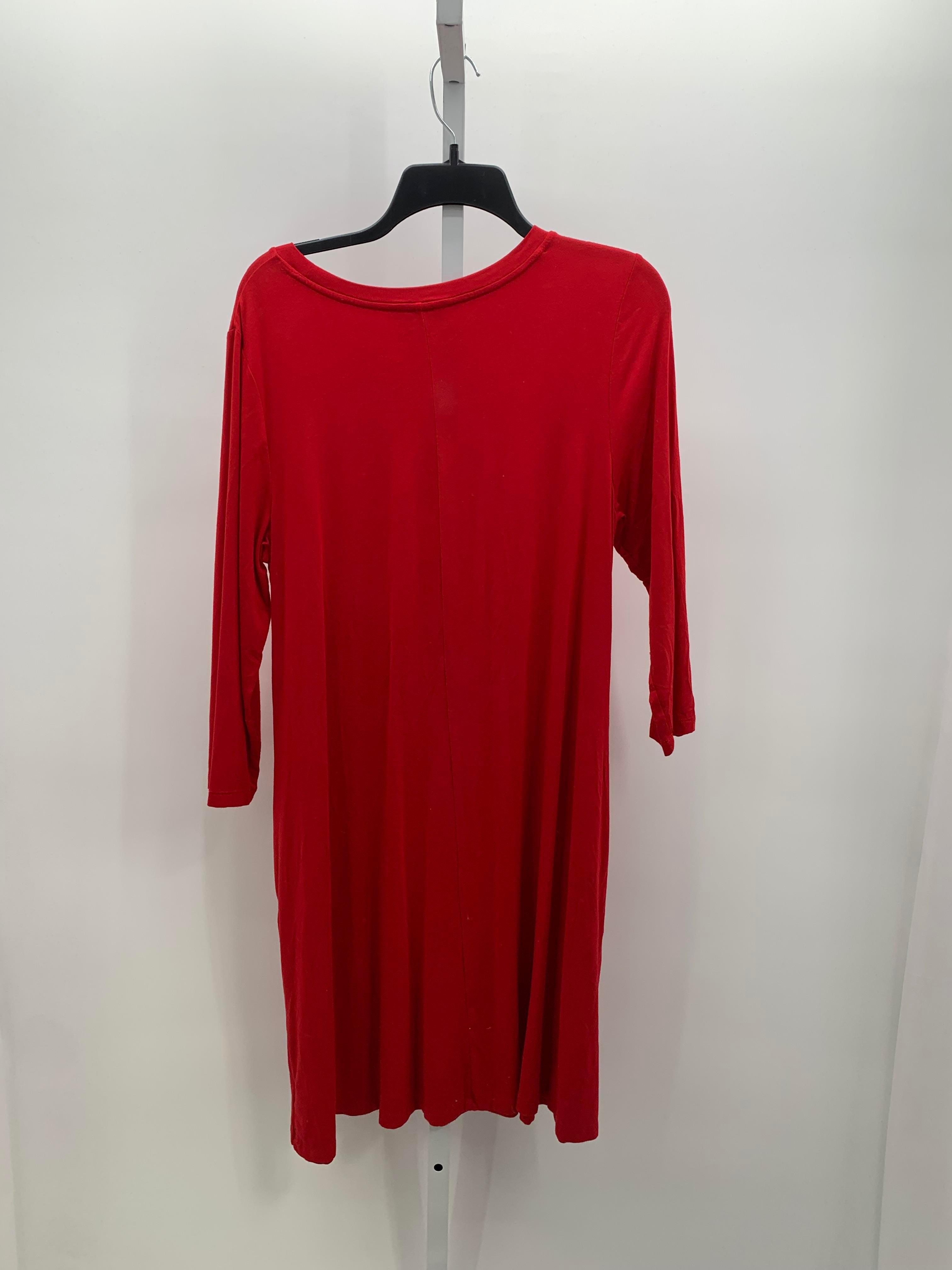 Time and Tru Size Large Misses 3/4 Sleeve Dress