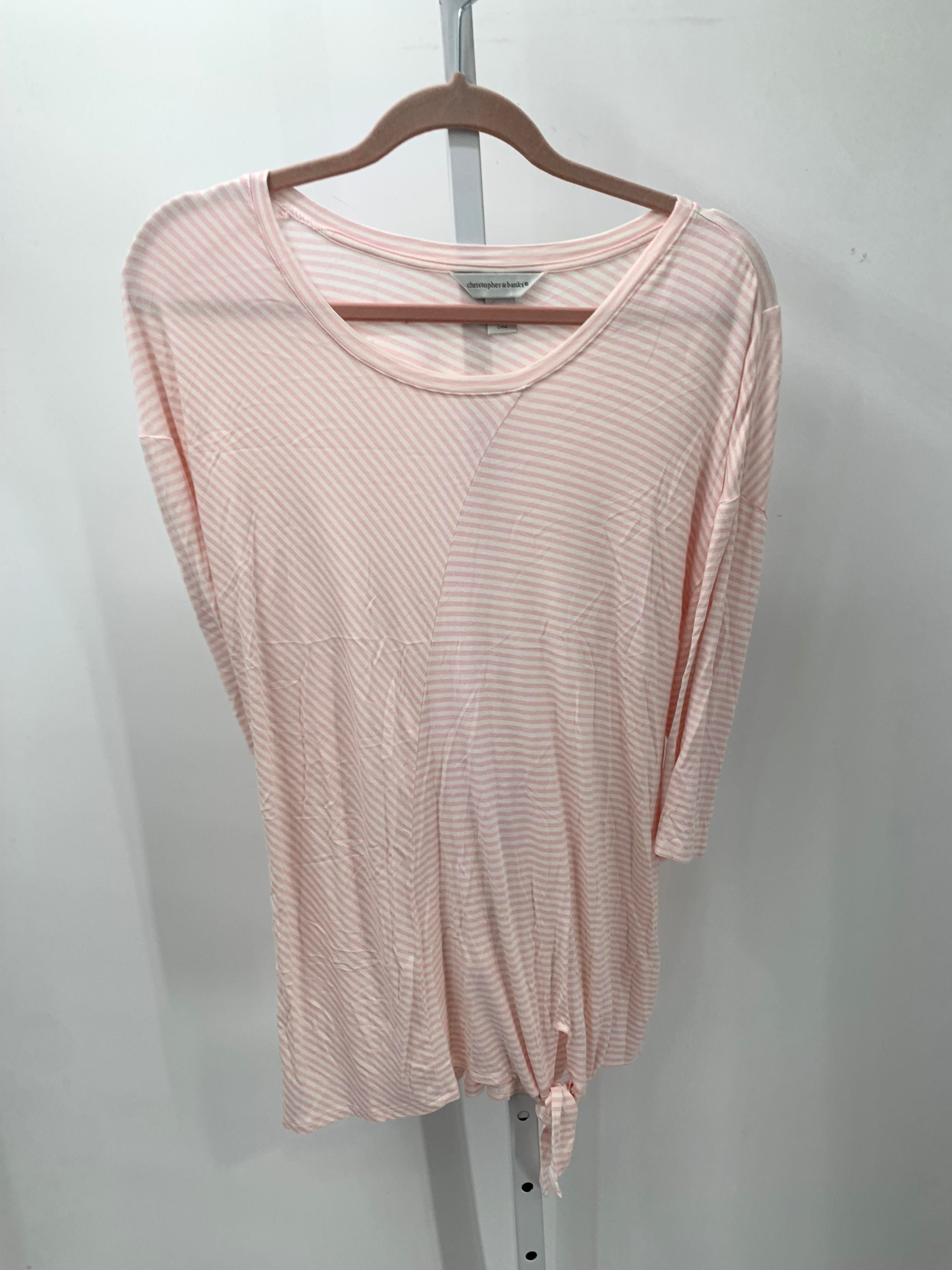 Christopher & Banks Size Large Misses 3/4 Sleeve Shirt