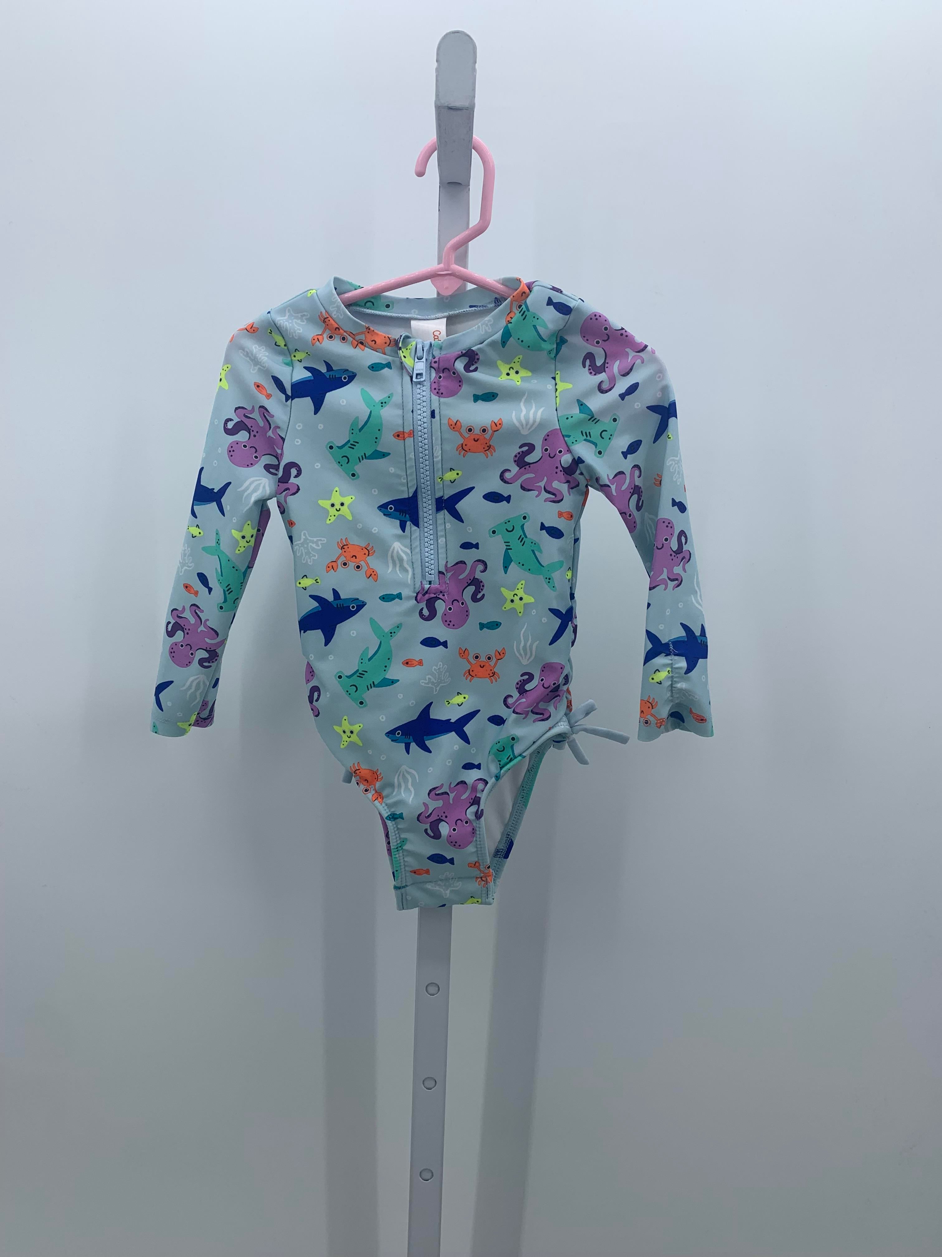 Cat & Jack Size 2T Girls Swim Suit
