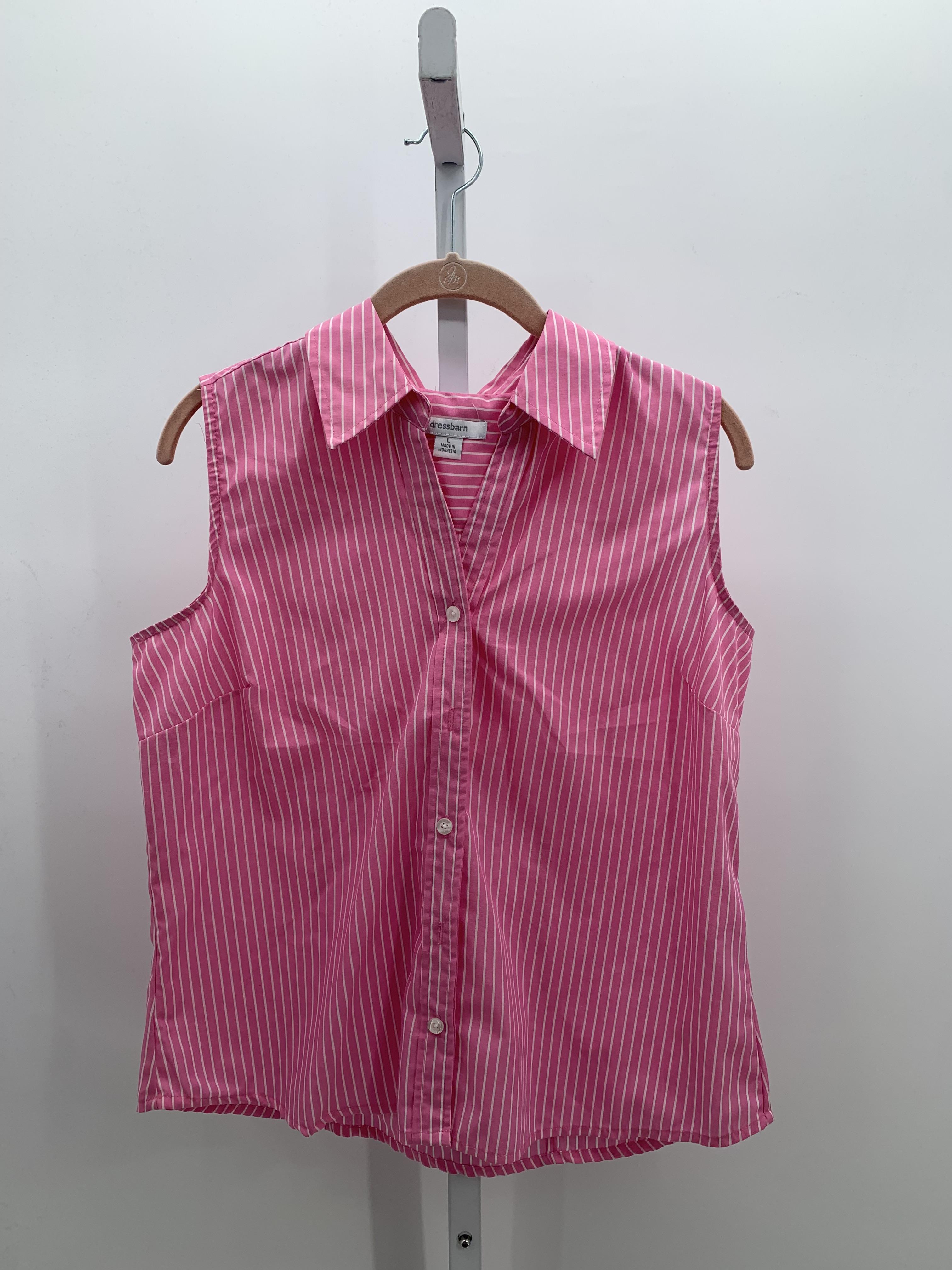 Dress Barn Size Large Misses Sleeveless Shirt