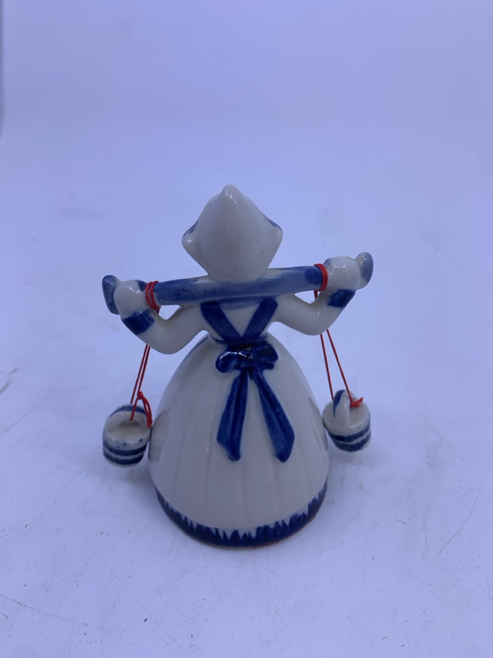 VTG LITTLE DUTCH GIRL BELL.
