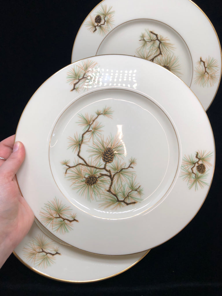 20PC PINECONE DISH SET - LENOX - SRV FOR 4.