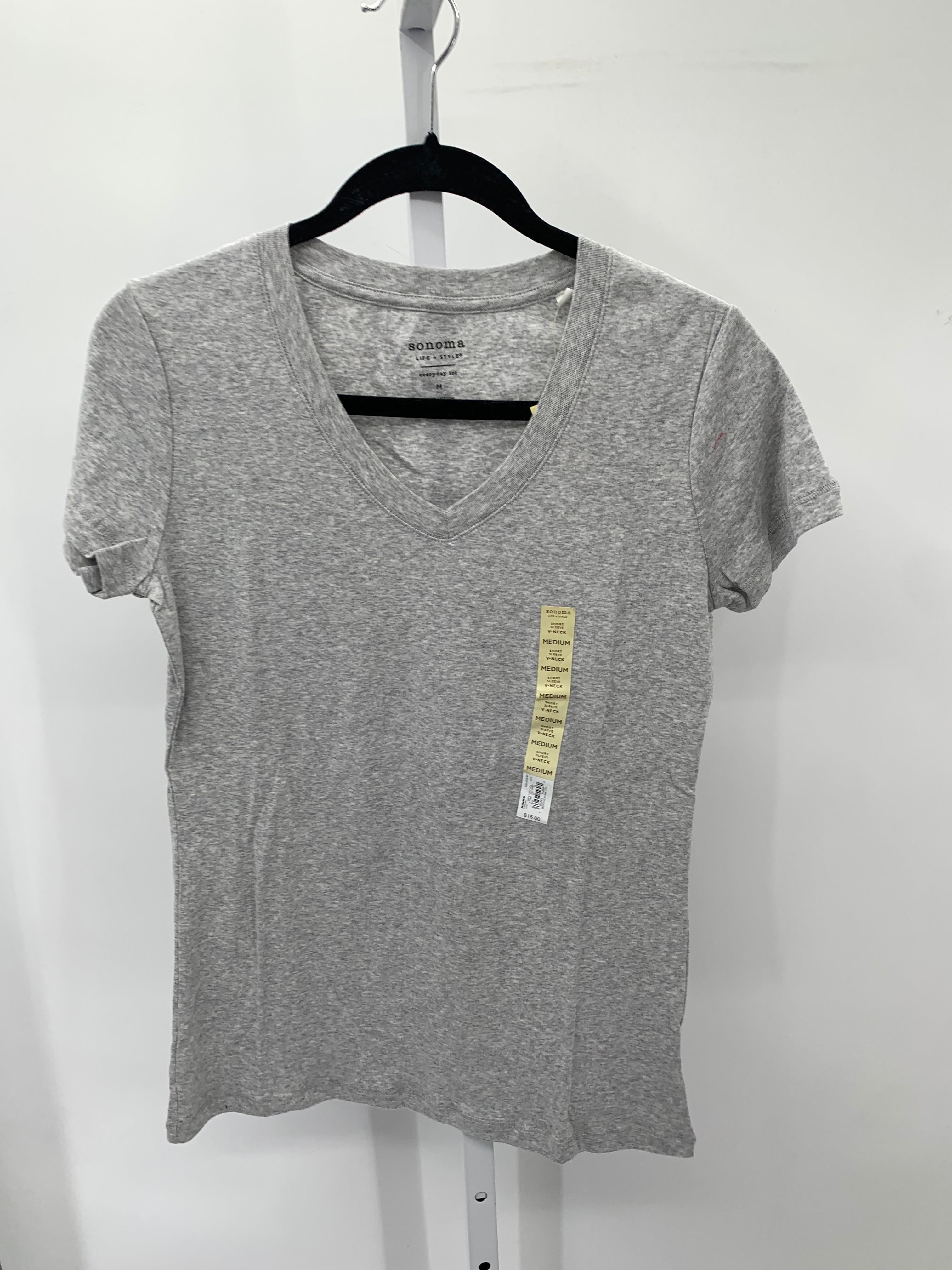 Sonoma Size Medium Misses Short Sleeve Shirt