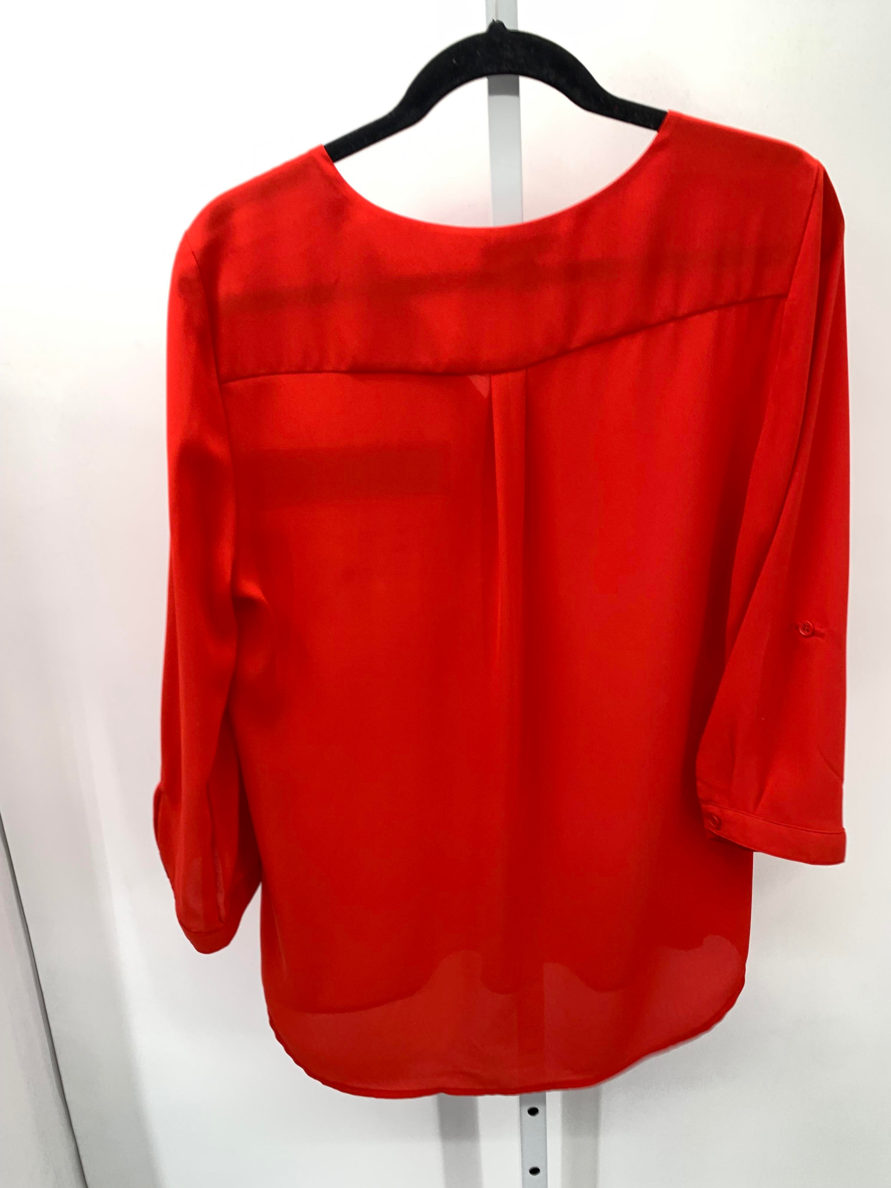 Roz & Ali Size Medium Misses 3/4 Sleeve Shirt