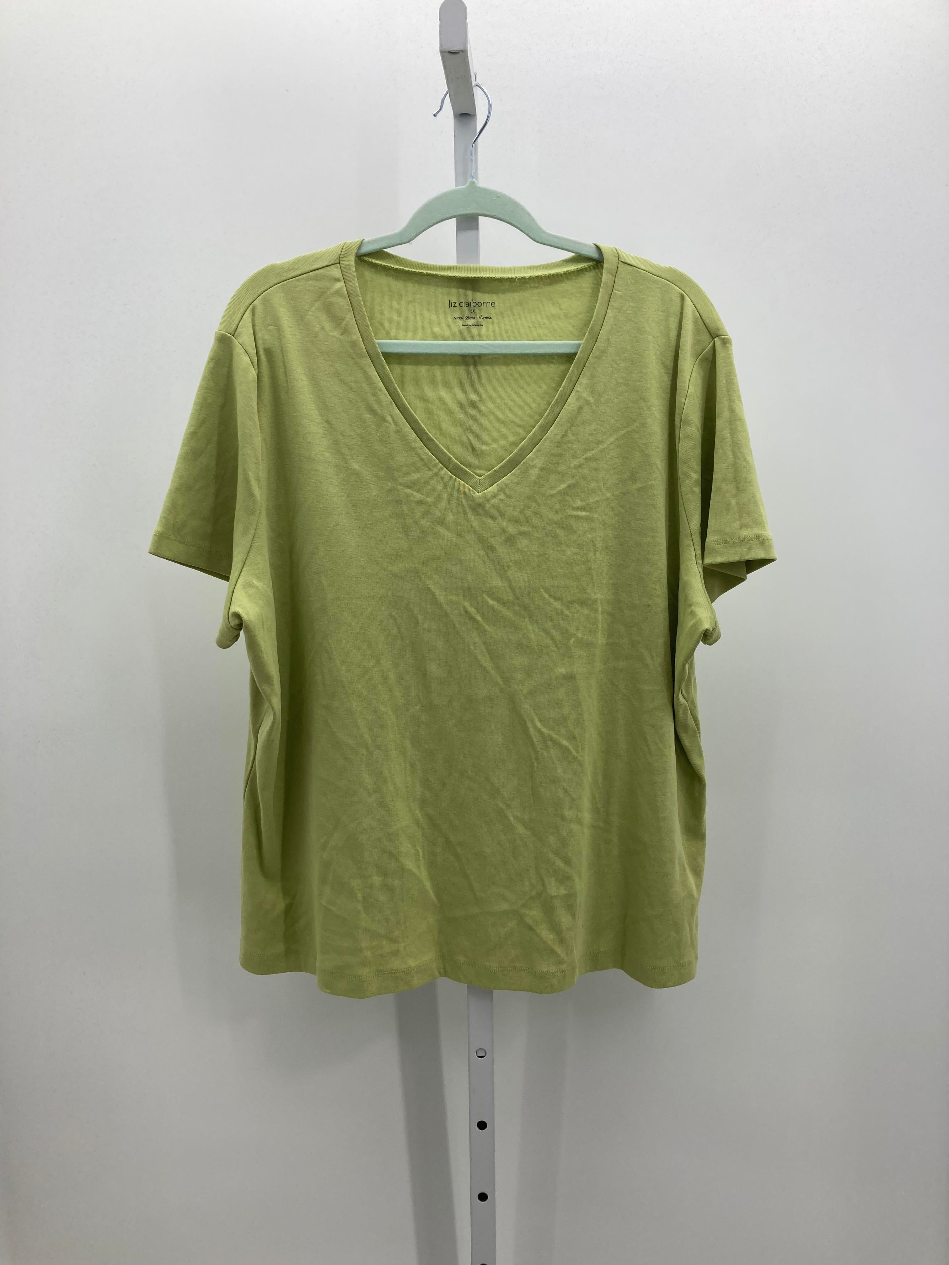 Liz Claiborne Size 3X Womens Short Sleeve Shirt