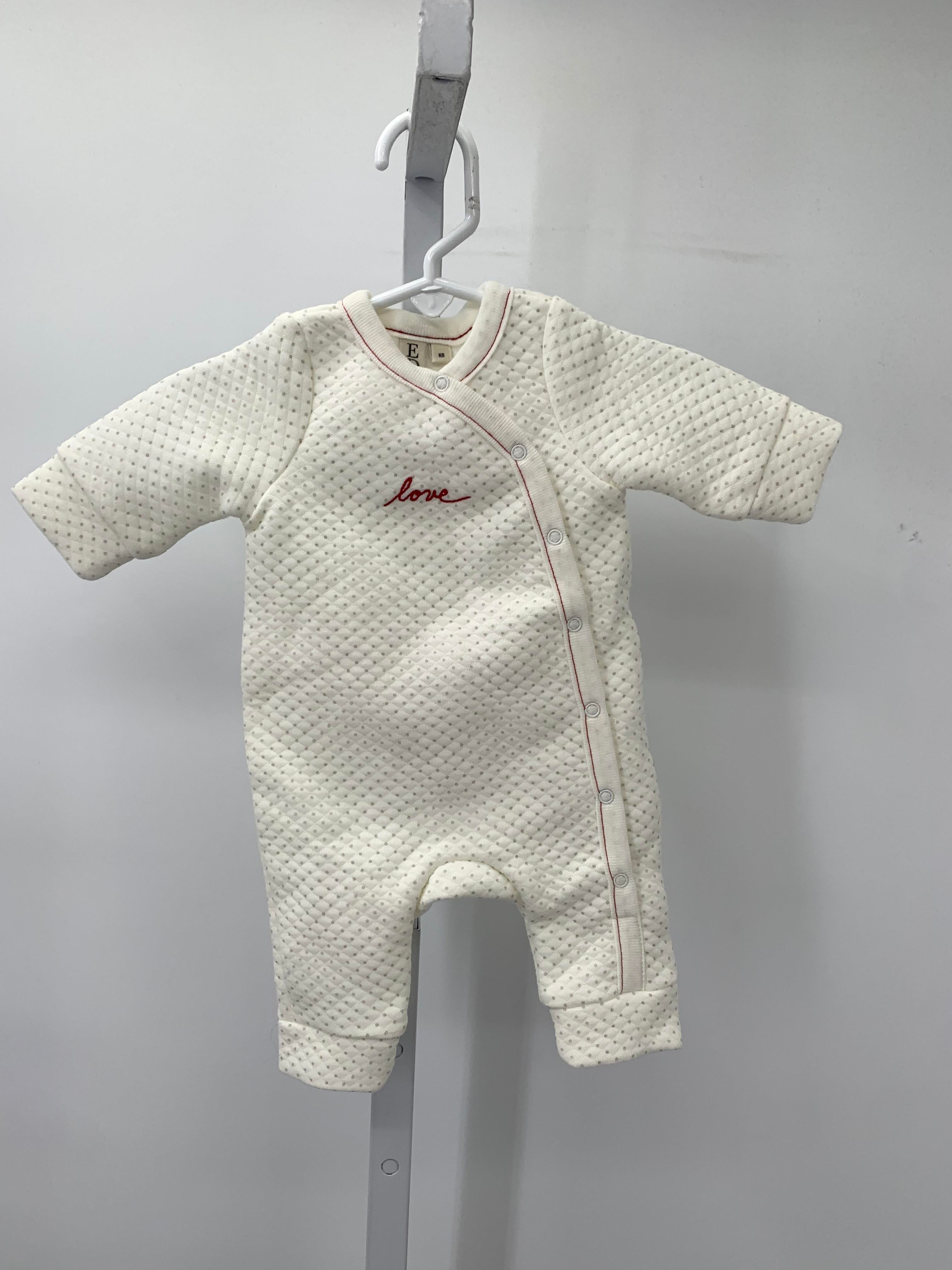 Size Newborn Girls Long Slv. Romper