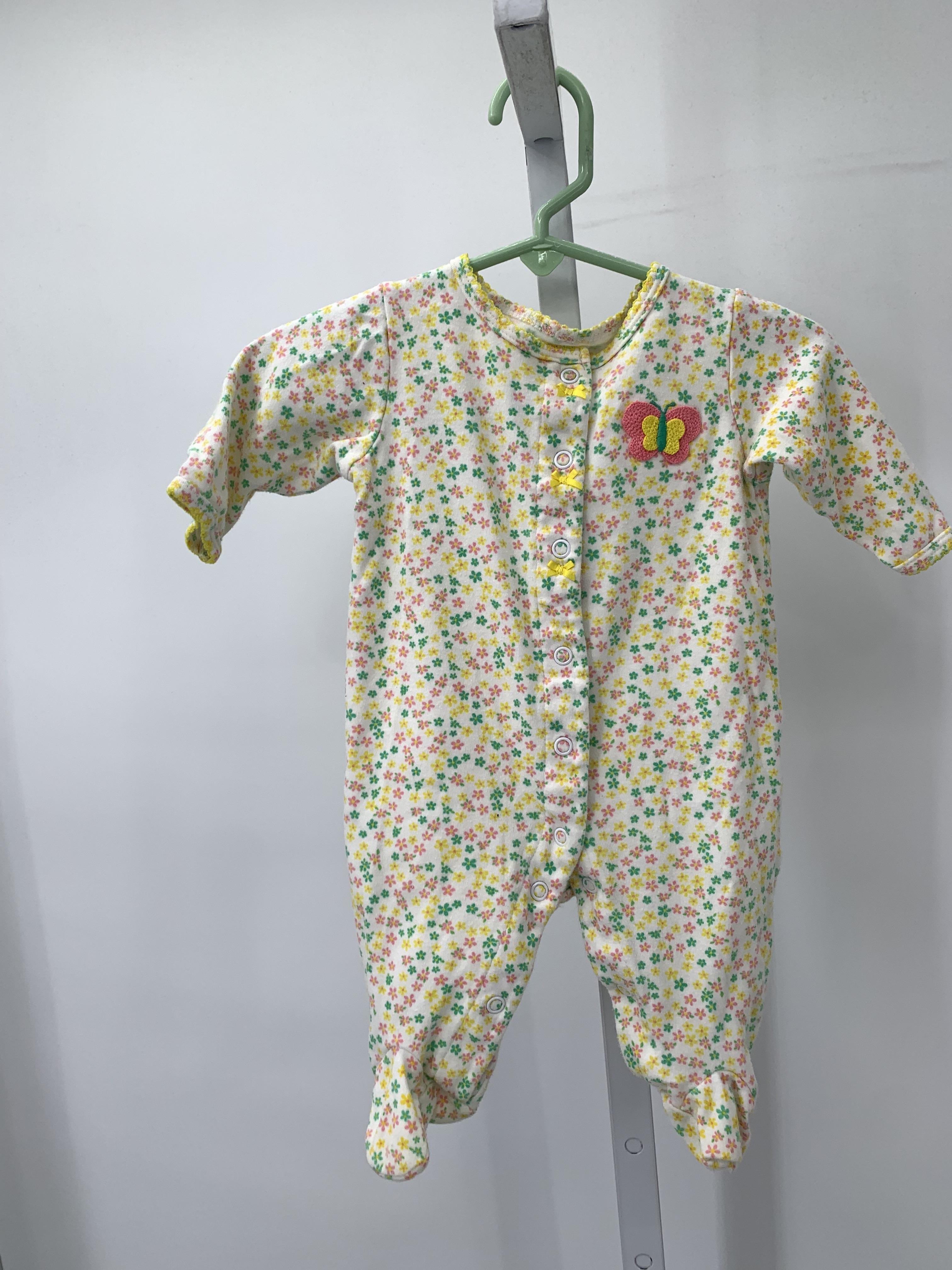 Carters Size 3 Months Girls Long Slv. Romper