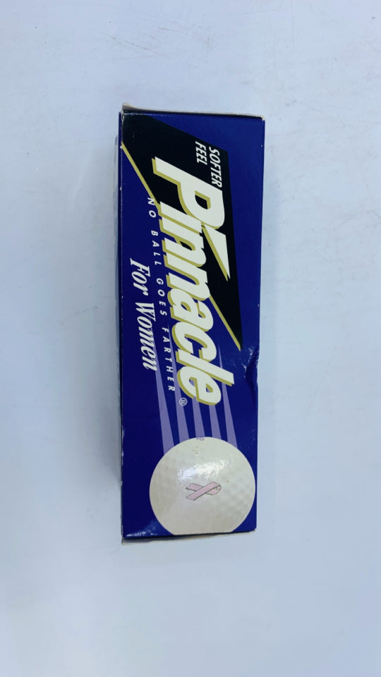 NIB PINNACLE LADIES GOLF BALLS.