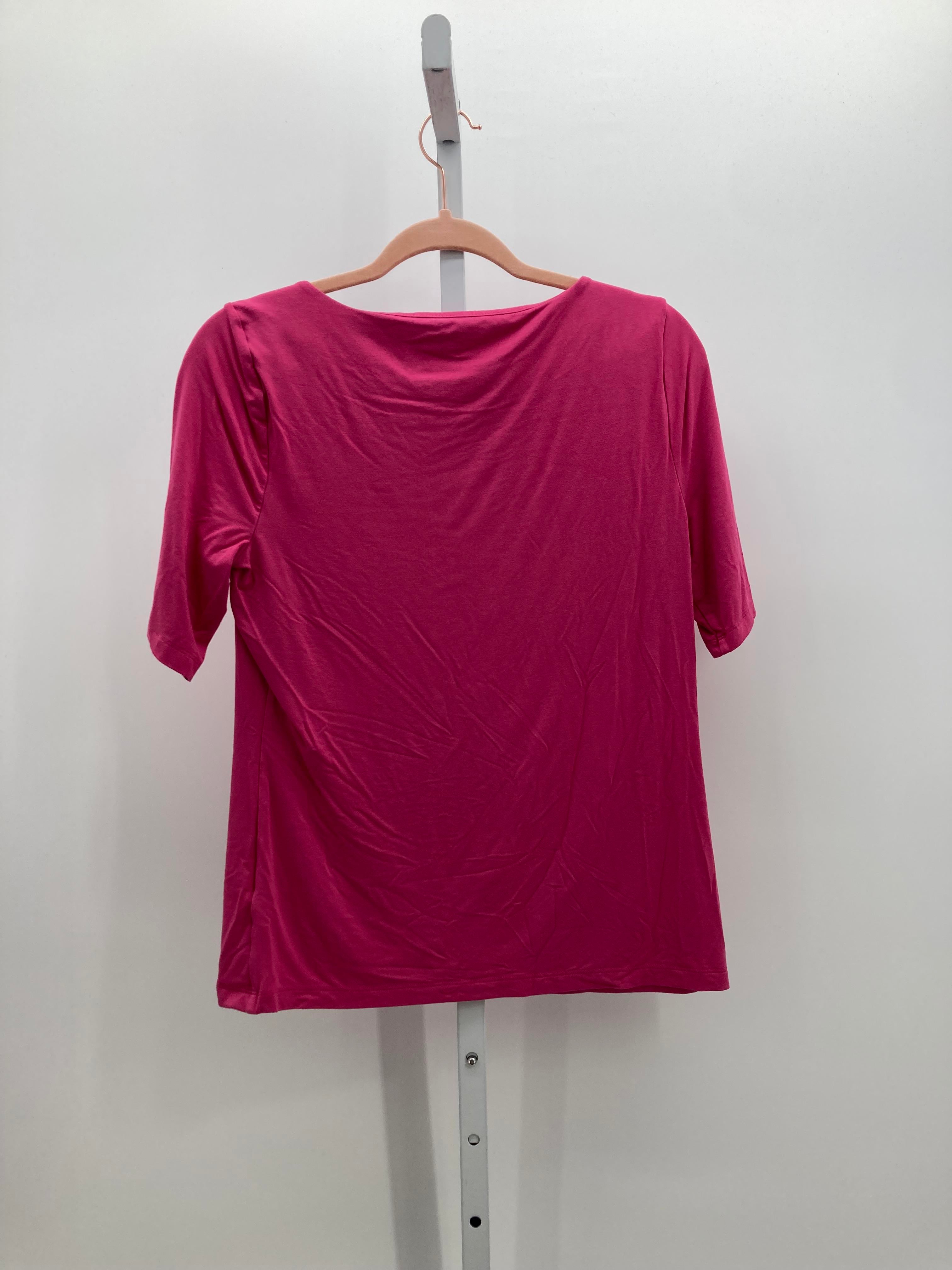 Talbots Size Medium Misses Short Sleeve Shirt