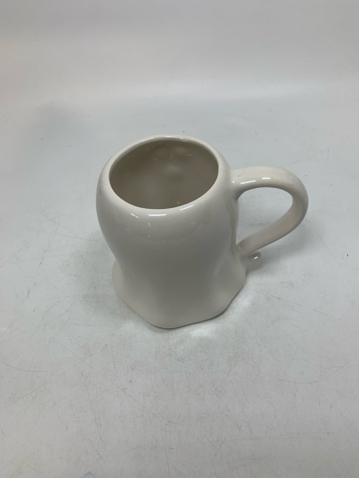 WHITE GHOST MUG.