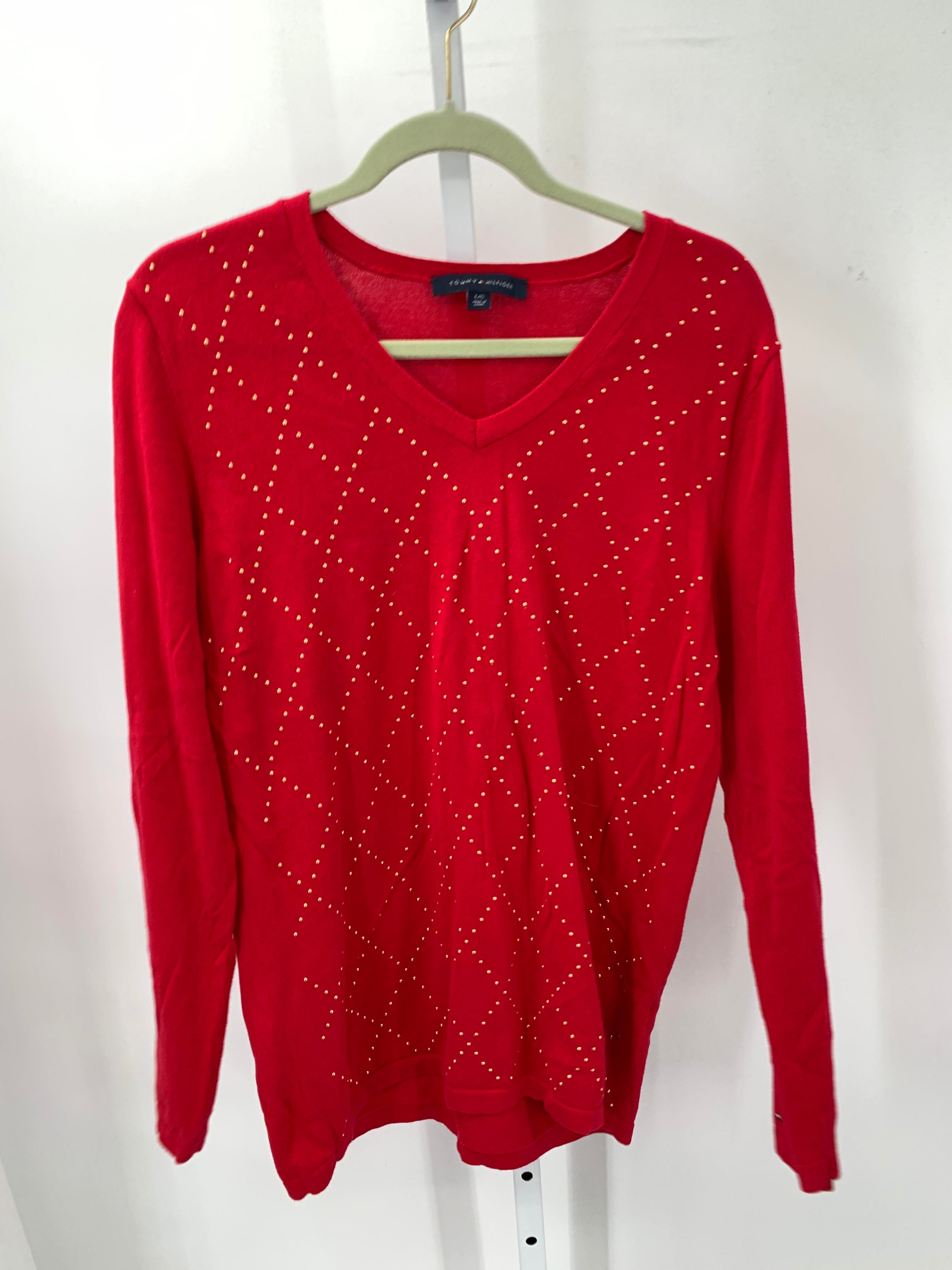 Tommy Hilfiger Size Large Misses Long Slv Sweater