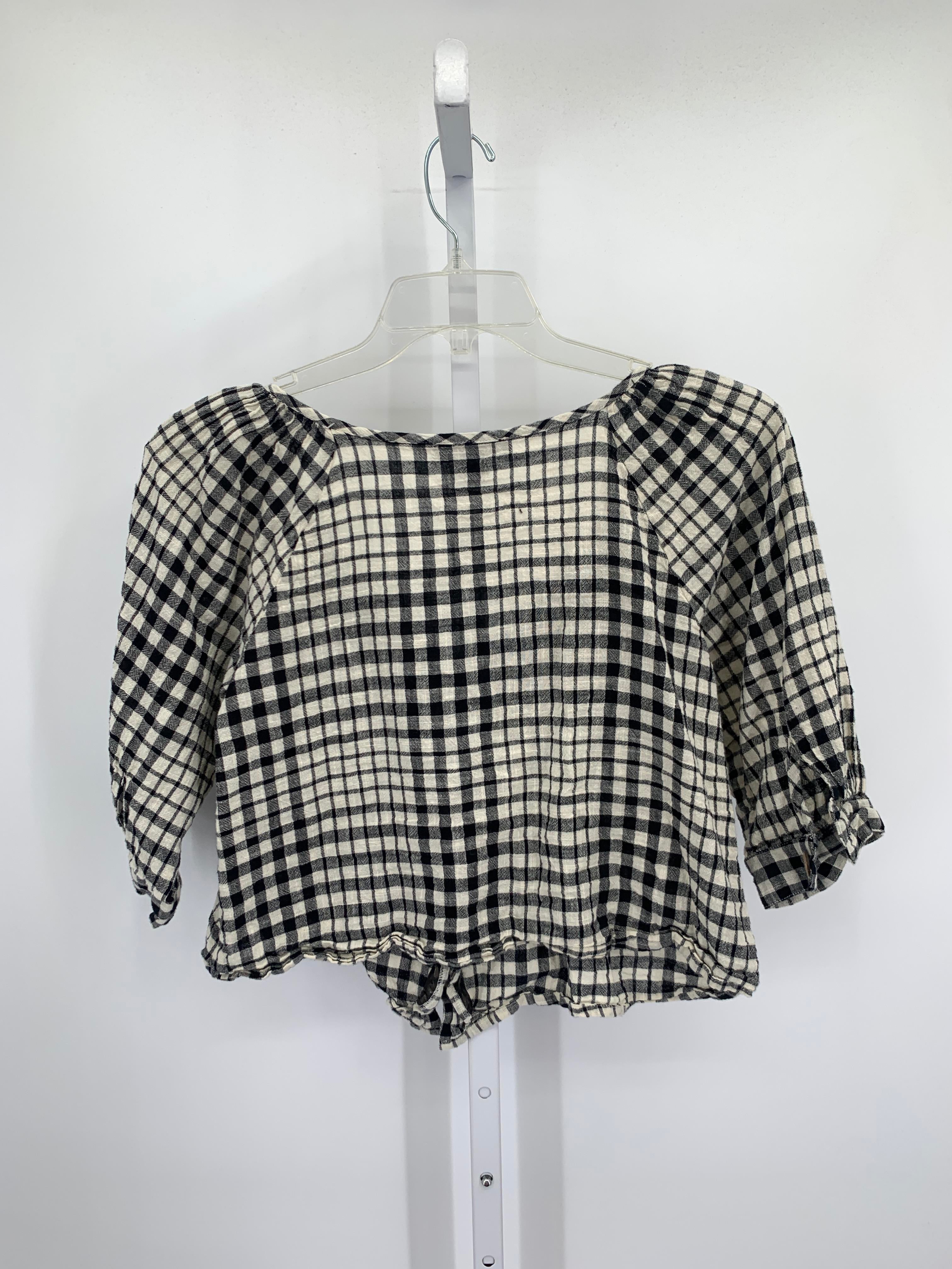 Primark Size 10 Misses 3/4 Sleeve Shirt