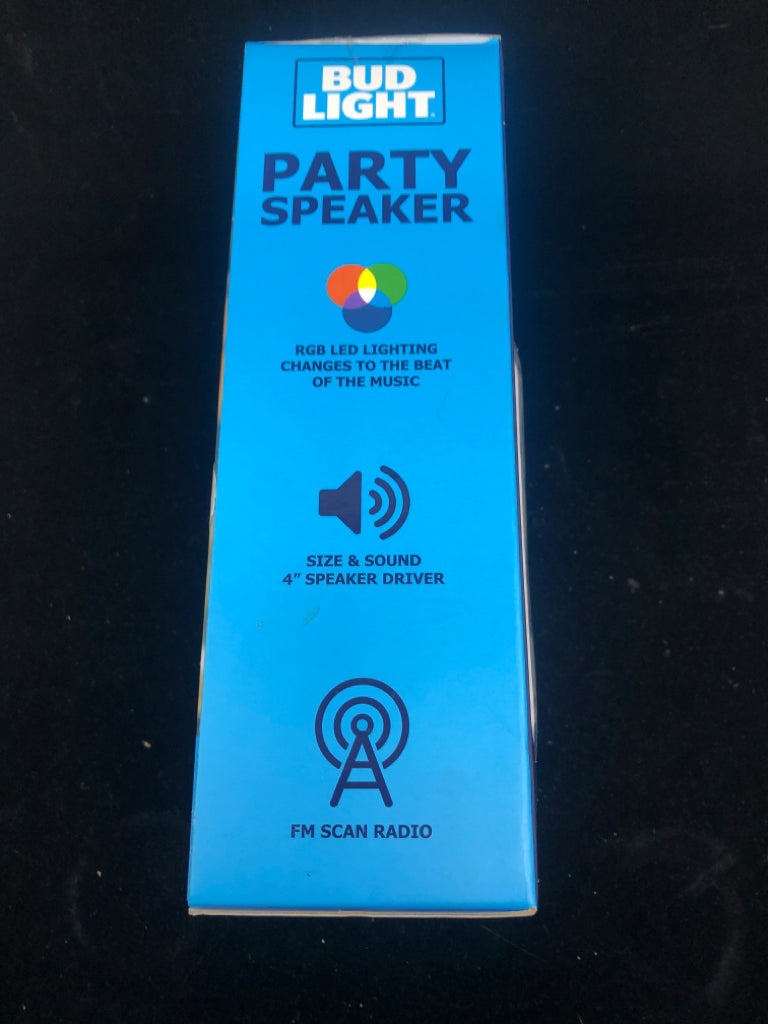 NIB BUD LIGHT PARTY SPEAKER.