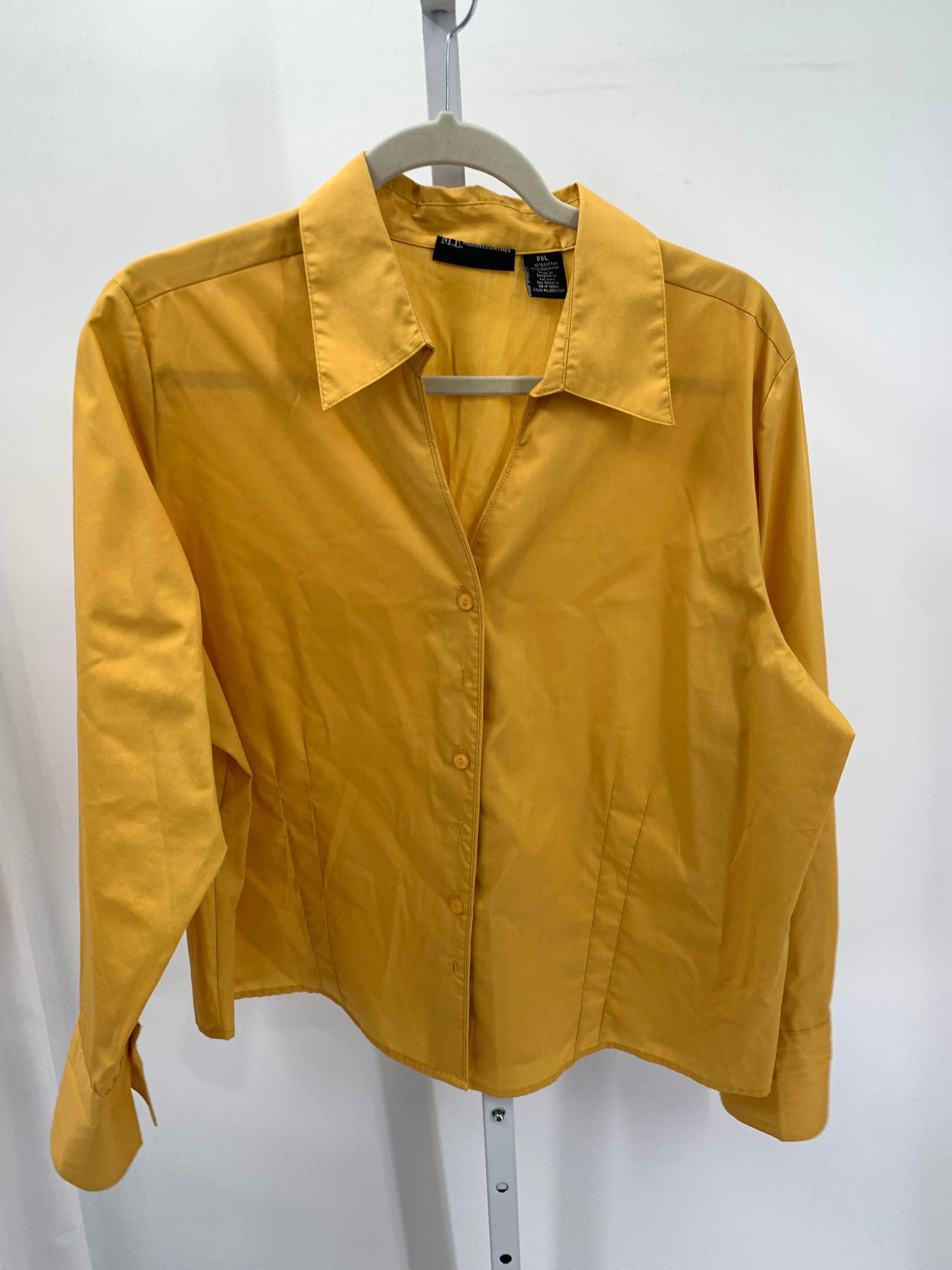 Modern Essentials Size X Large Petite Petite Long Sleeve Shirt