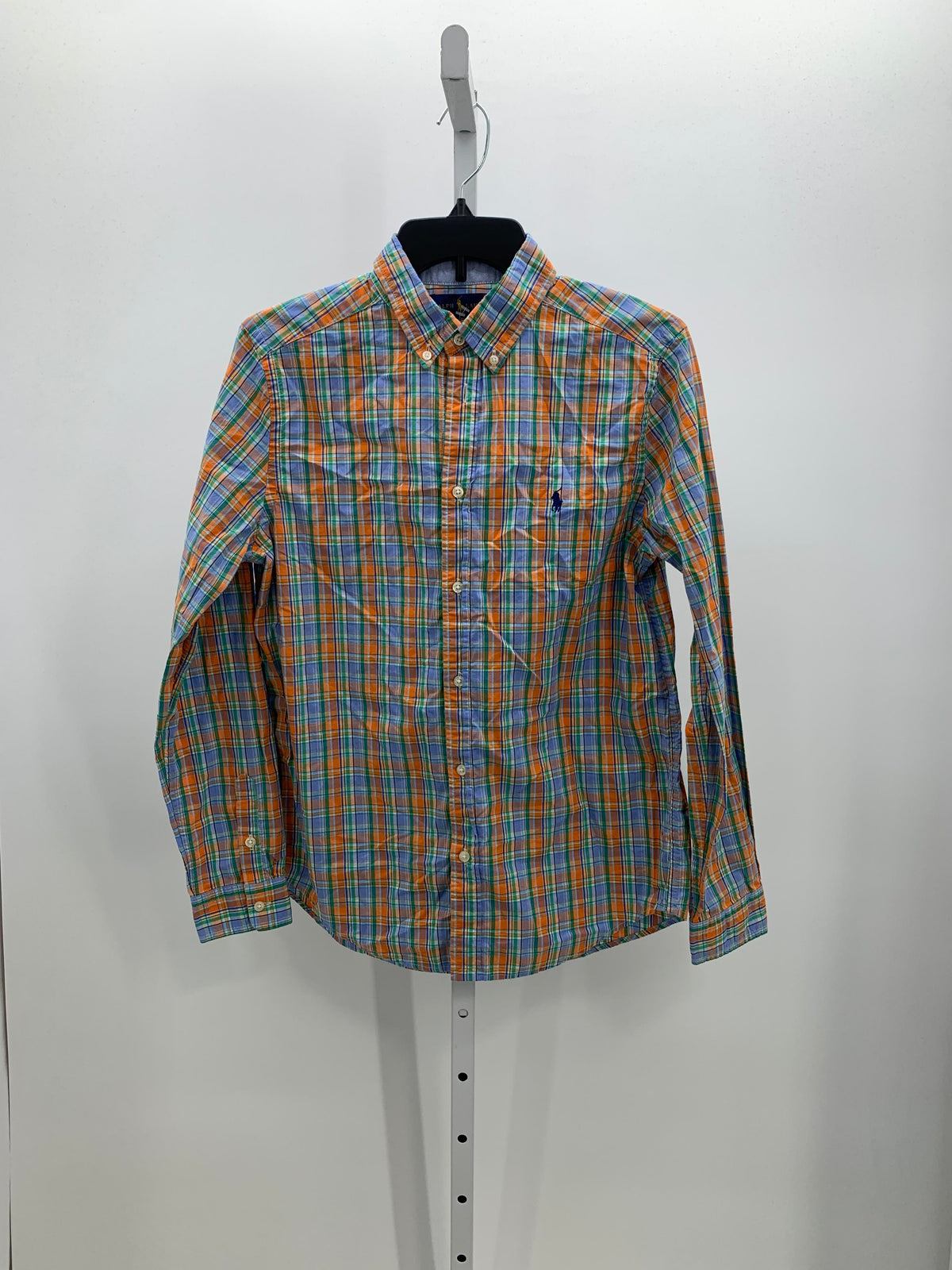 ORANGE GREEN PLAID