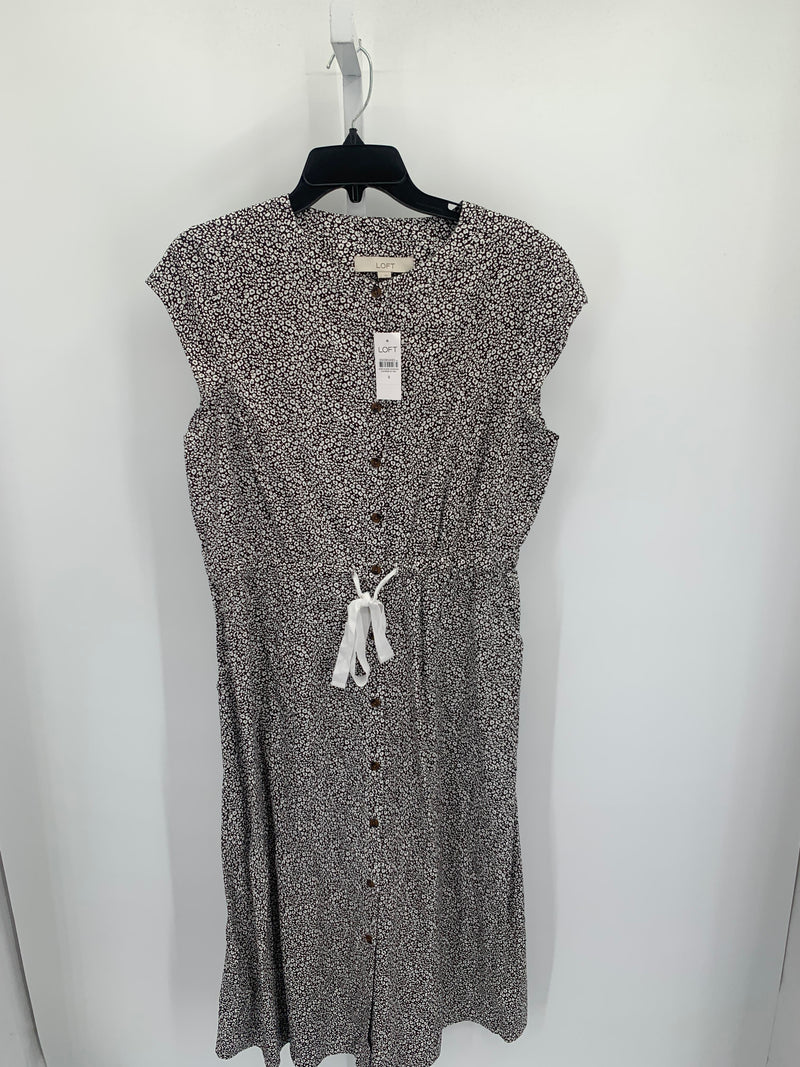 Loft Size 8 Misses Short Sleeve Dress